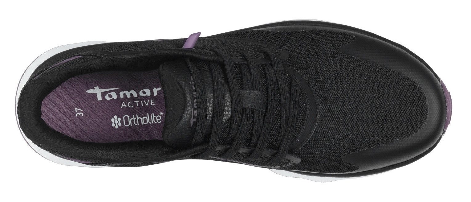 Tamaris Slip-on sneakers Nowana , vrijetijdsschoen, lage schoen, slippers met ortholite-uitrusting