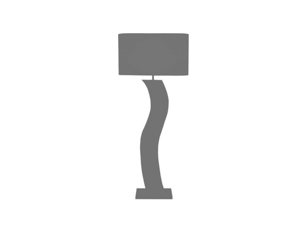 SalesFever Staande lamp Acacia met de hand gemaakt (1 stuk)