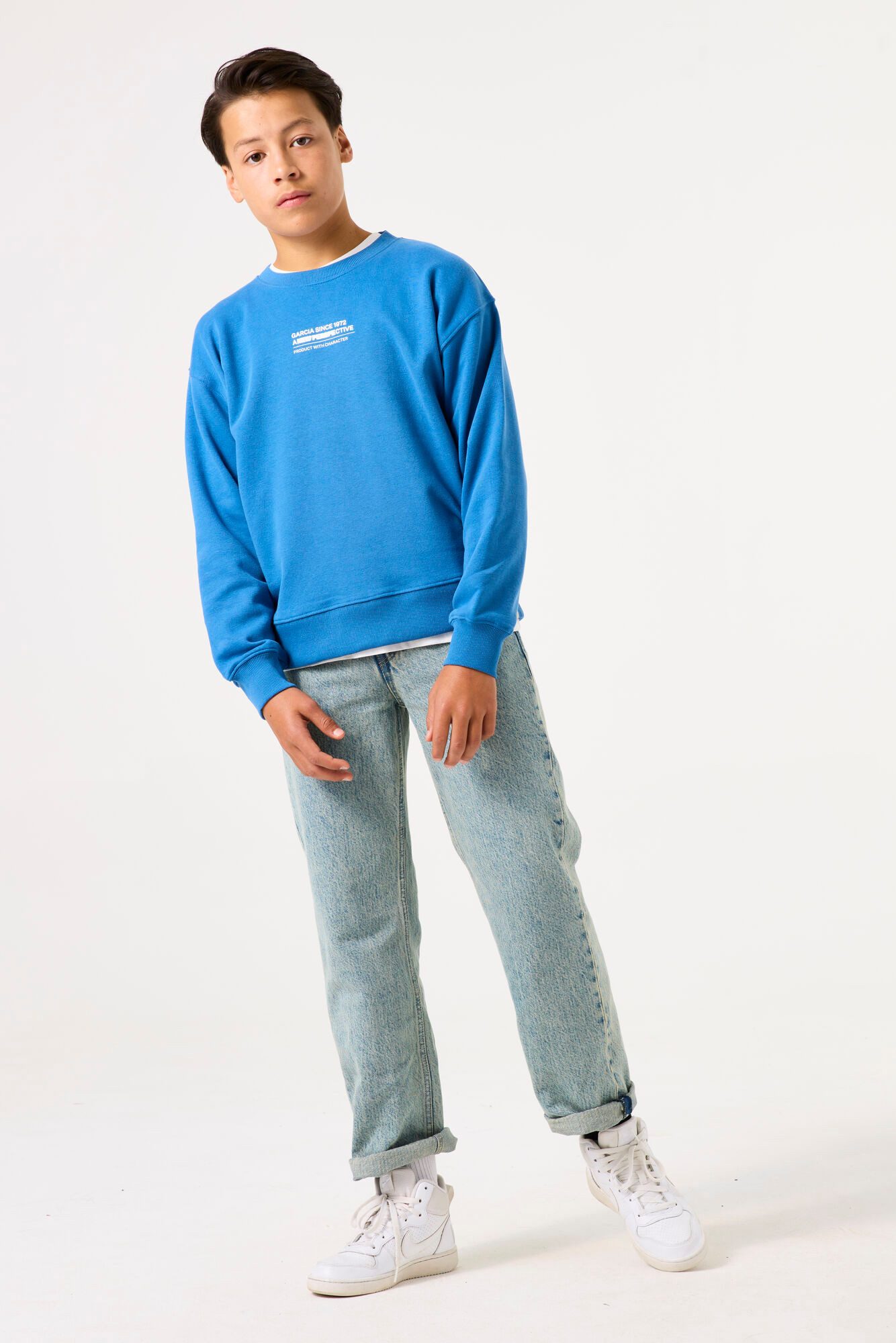 Garcia Sweater met achterprint, voor jongens