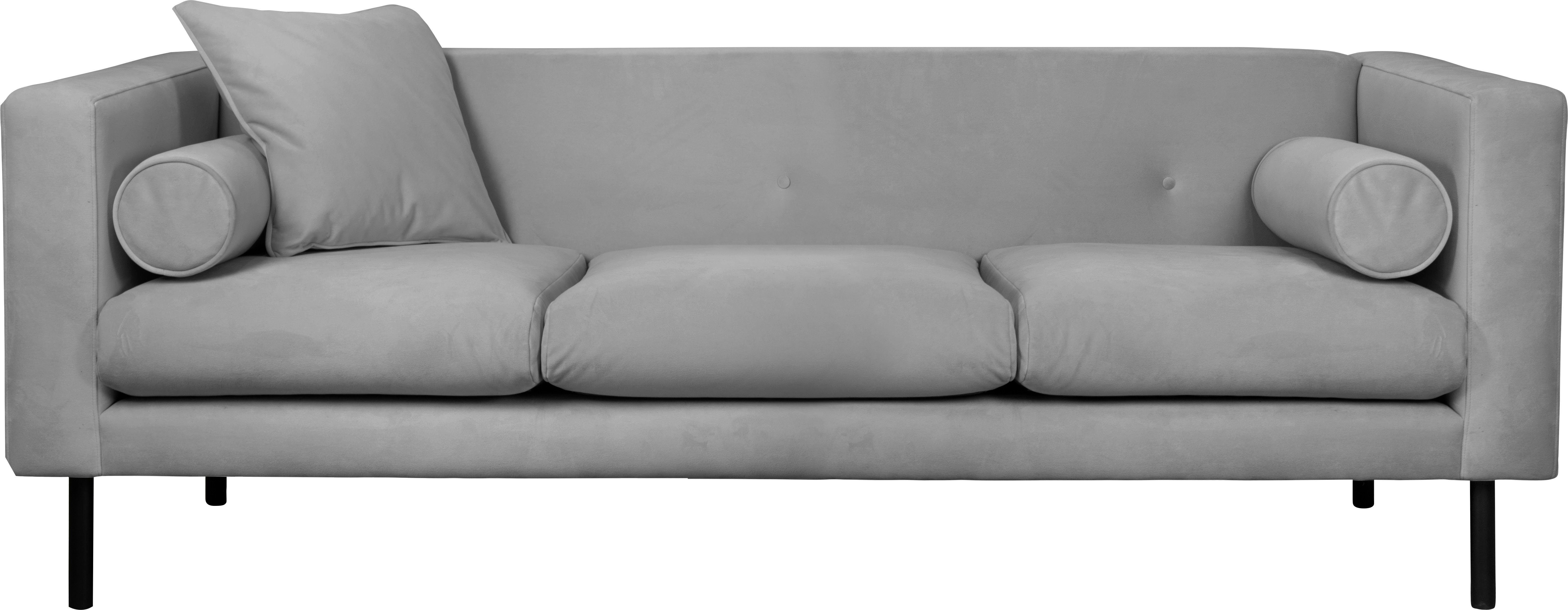 Guido Maria Kretschmer Home&Living 3-zitsbank Lillibeth designbank met golfondersteuning, afmetingen B/D/H: 218/74/83 cm Sierkussen als tweezijdig te gebruiken kussen, bekleding fluwelige look of cord