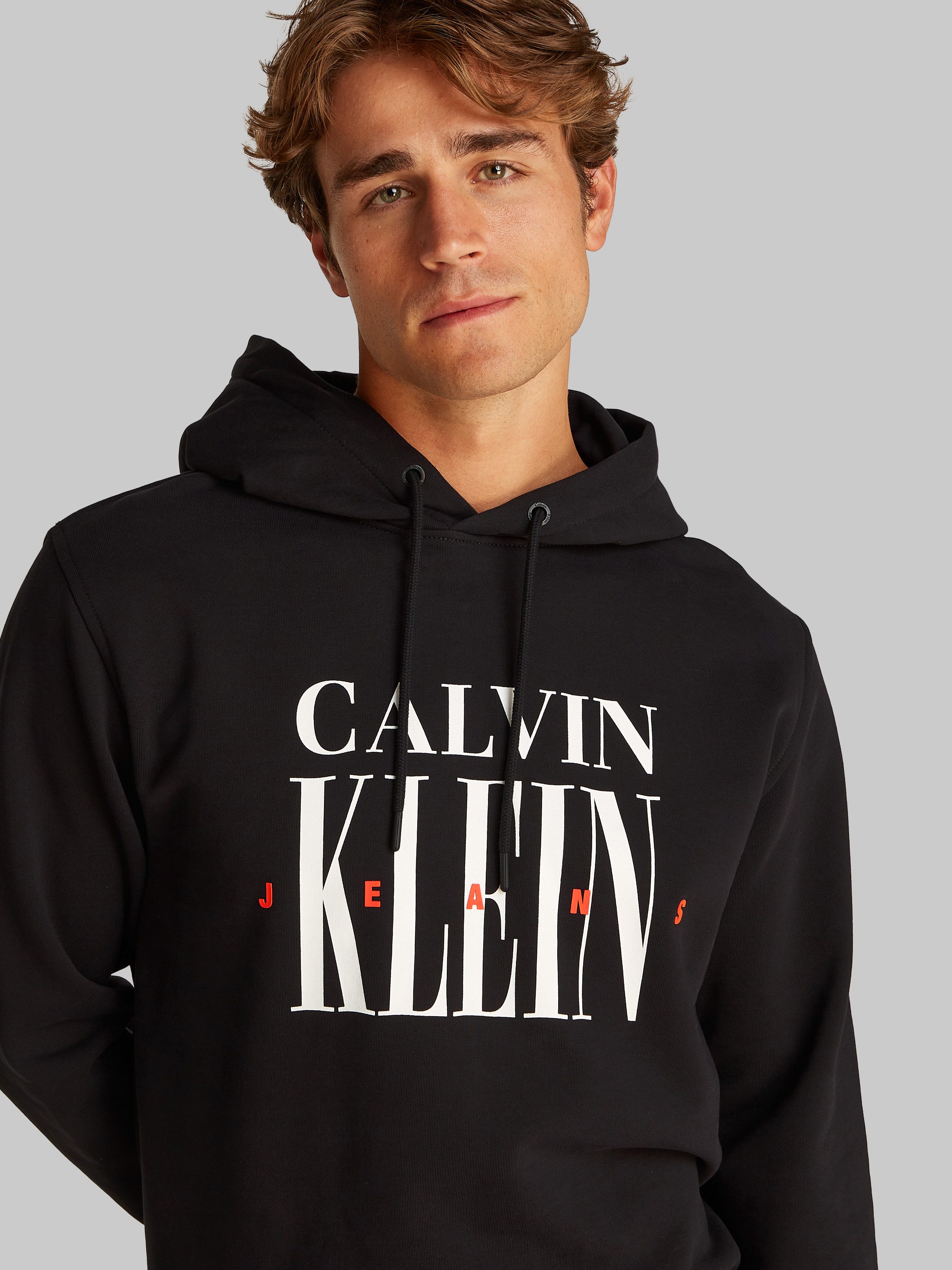 Calvin Klein Hoodie SERIF FONT GRAPHIC HOODIE