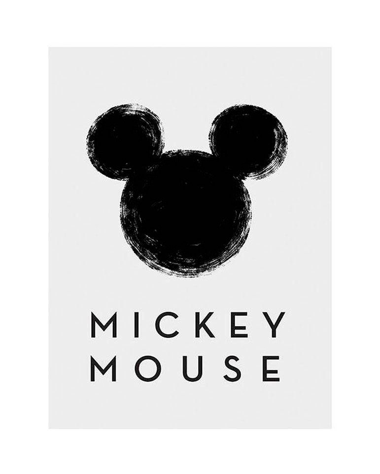 Komar Poster Mickey Mouse Silhouet Hoogte: 50 cm