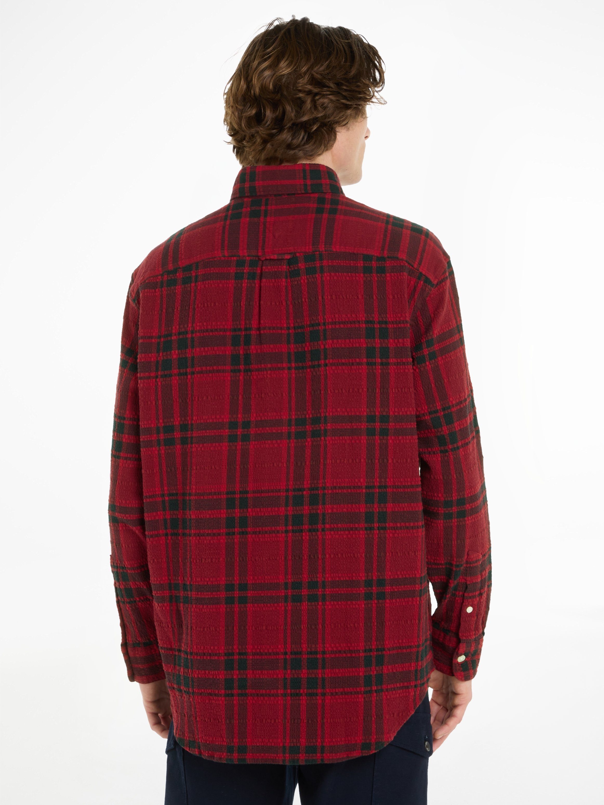 Tommy Hilfiger Overhemd met lange mouwen TONAL TARTAN SHIRT