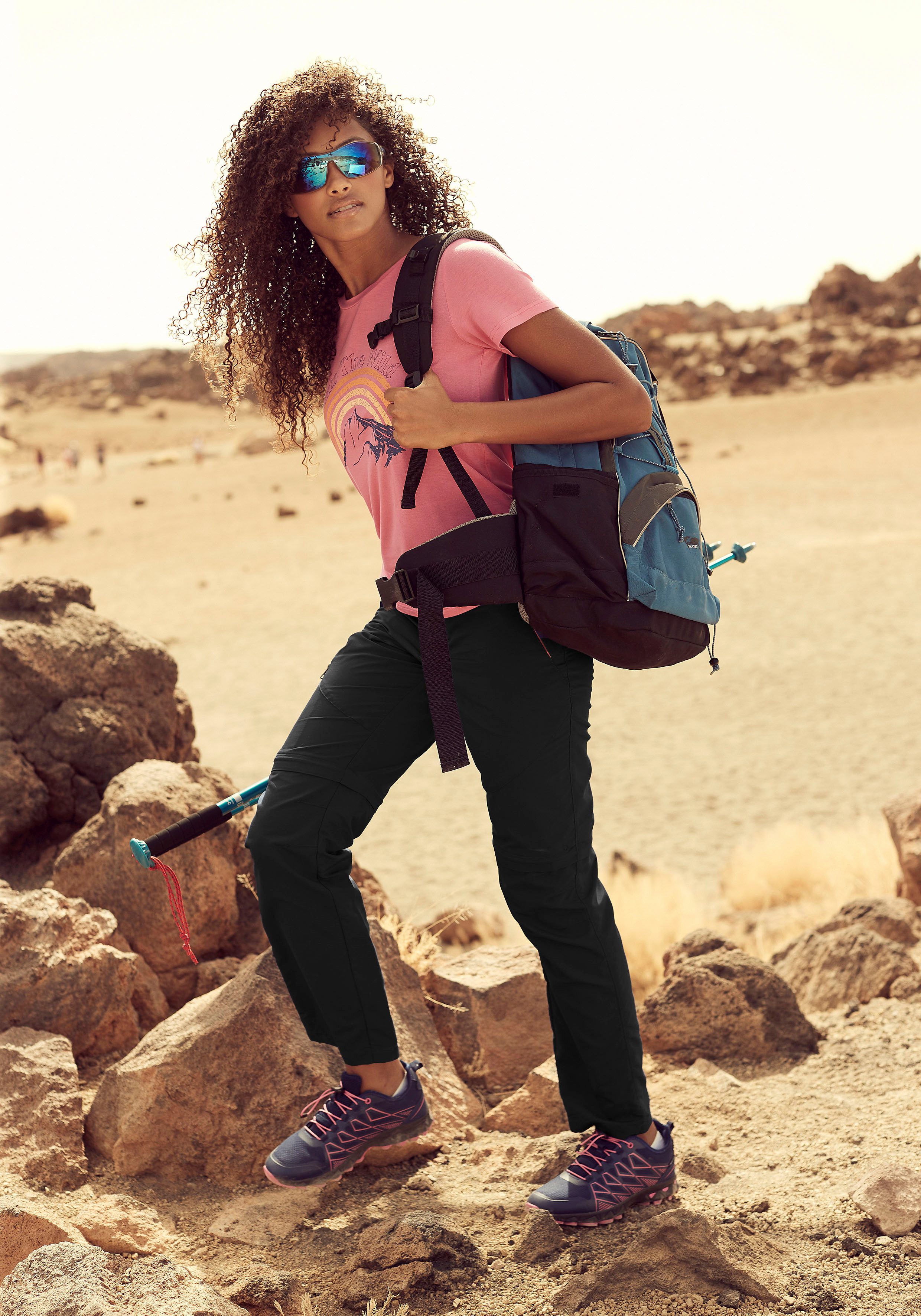 active by Lascana Trekkingbroek 2-in 1-broek 2-in-1 broek met afneembare broekspijpen