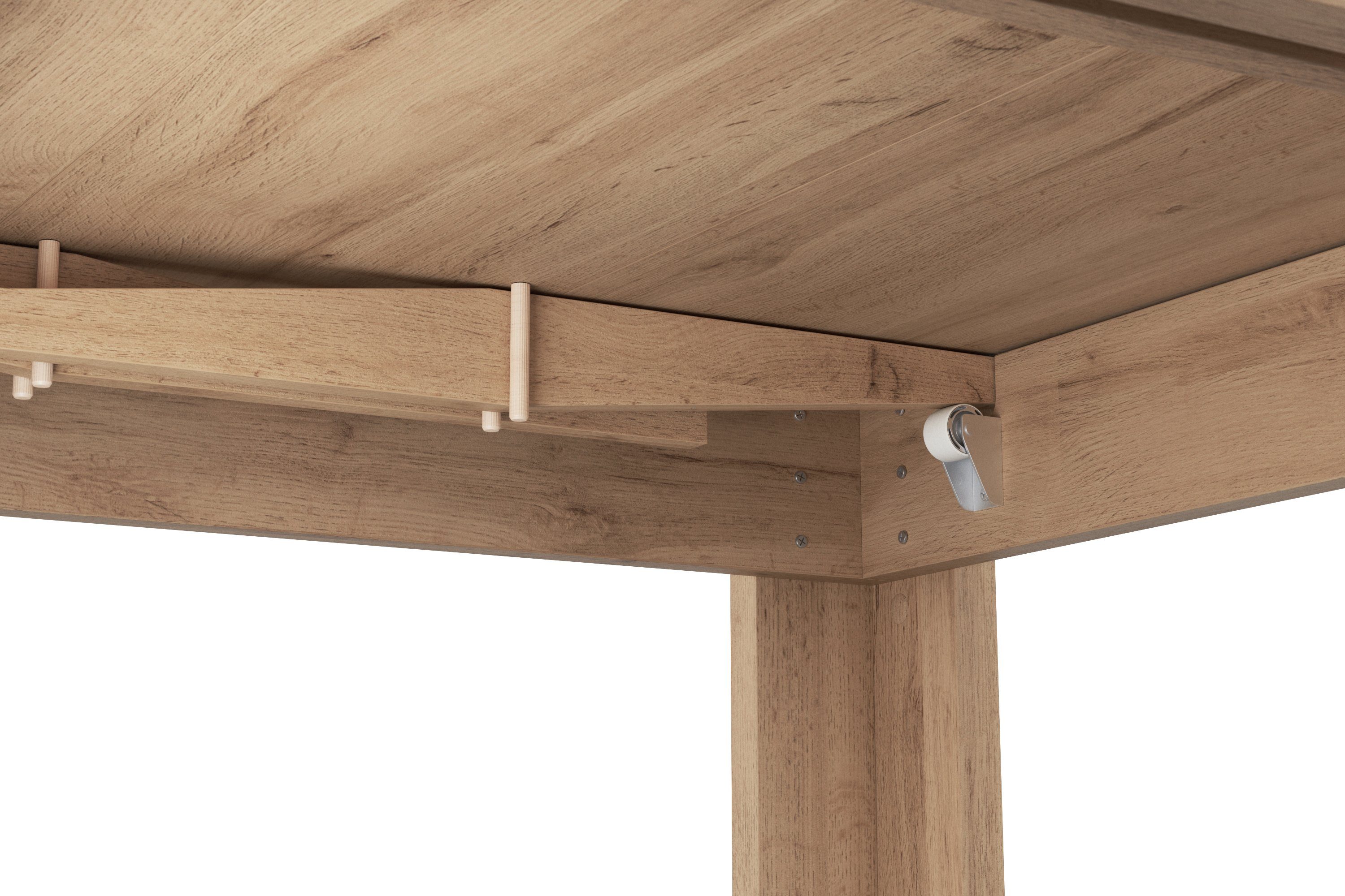 Mäusbacher Eettafel Monti BESTSELLER!, tafel, keukentafel, uittrekbare tafel uit te trekken tot 136 cm