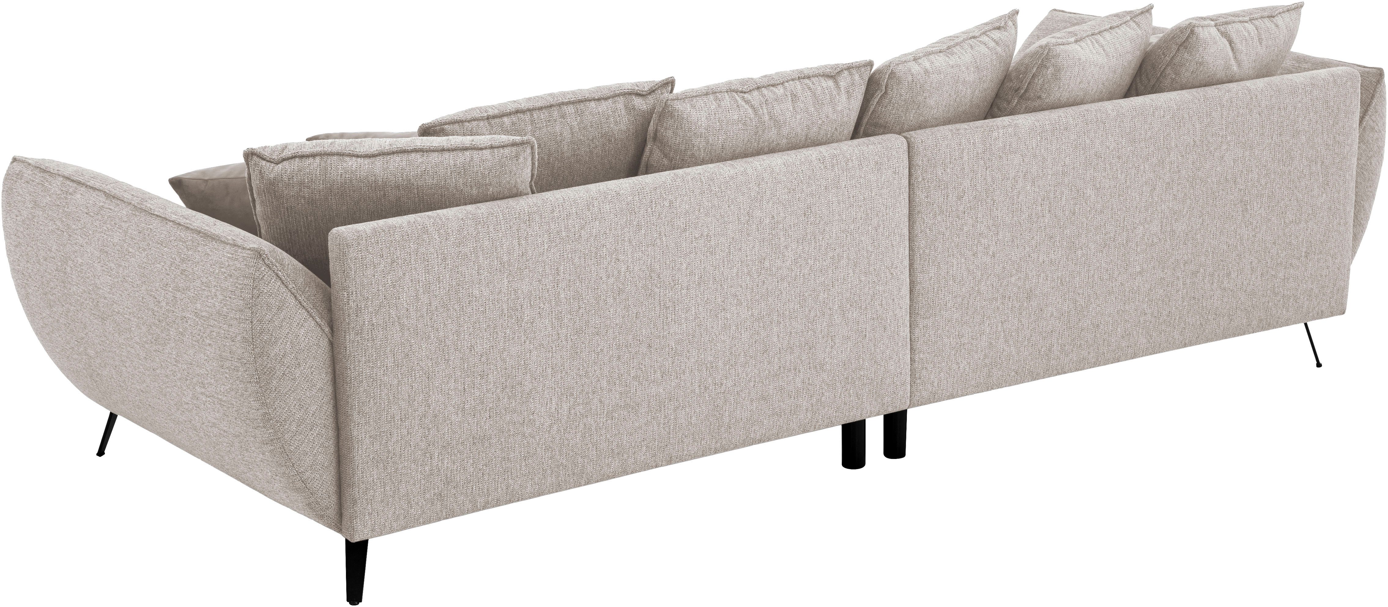exxpo - sofa fashion Megabank Triton incl. 10-delig kussen set, gezellige megasofa, veel ruimte om te ontspannen (2-delig)