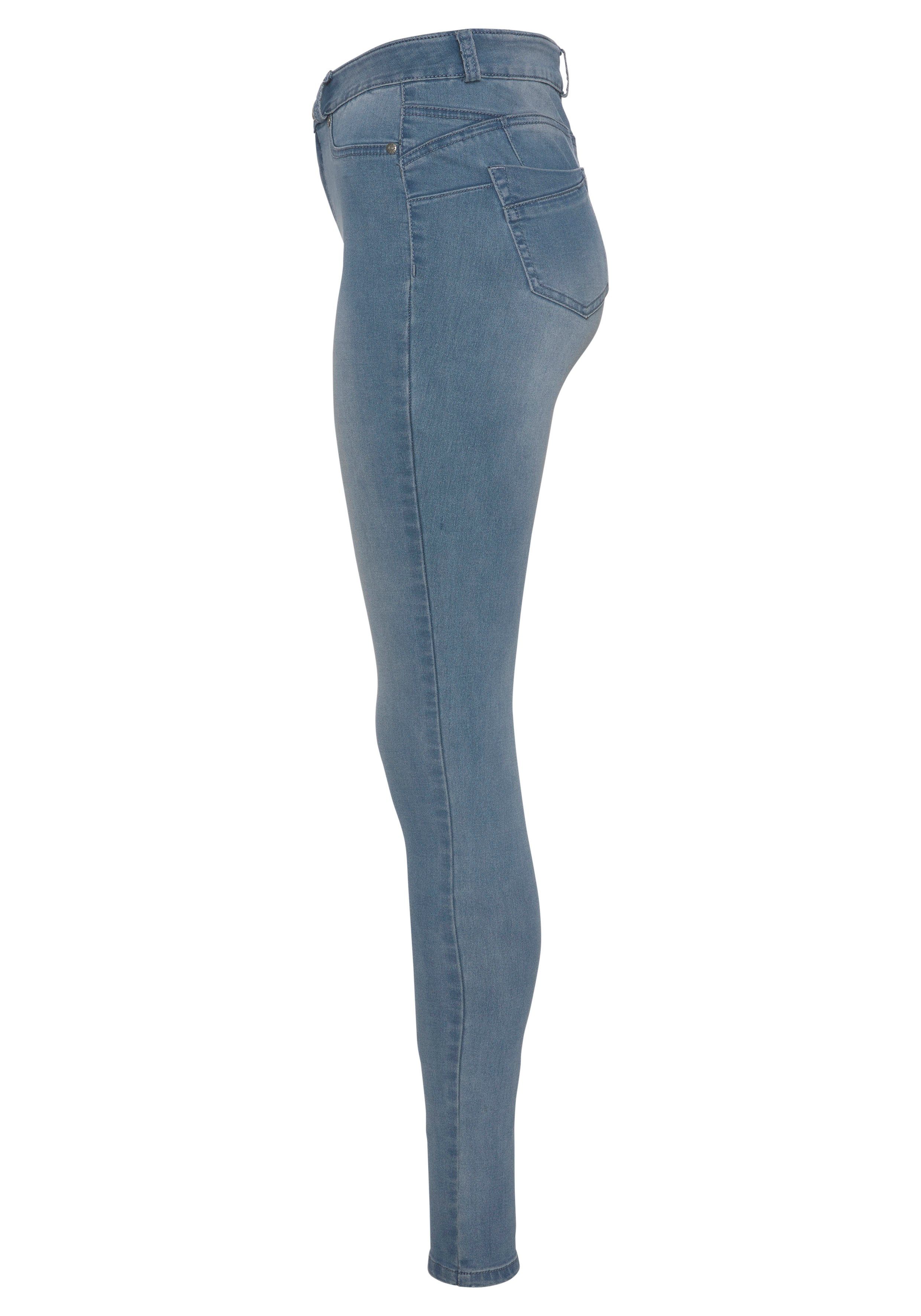 Arizona Skinny fit jeans Ultra Stretch skinny-fit, geaccentueerde taille, shaping-effect, high waist