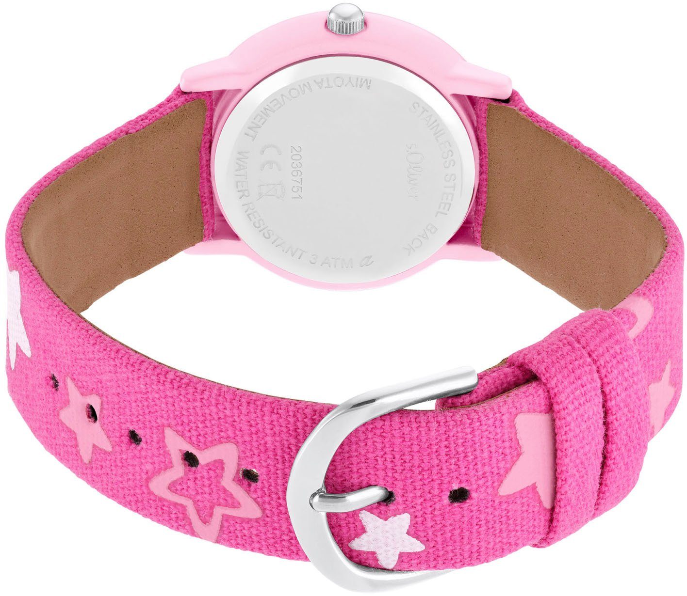 s.Oliver Kwartshorloge 2036750 Horloge, kinderhorloge, meisjes, cadeau-idee, schoolbegin, verjaardag
