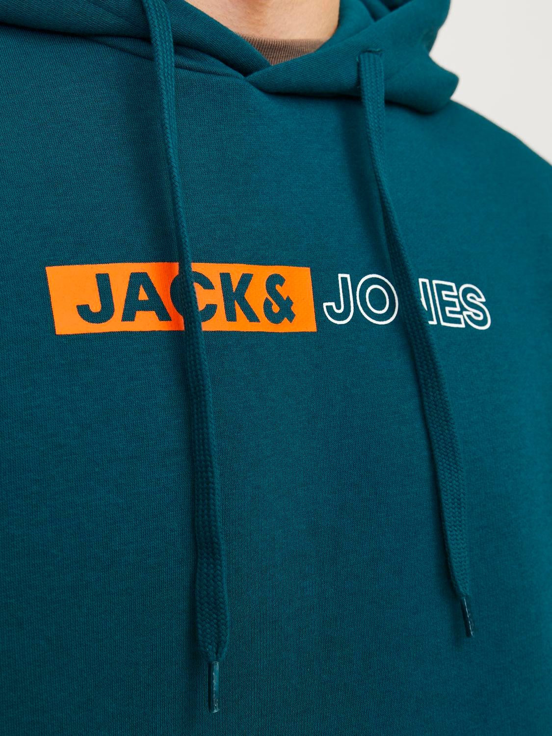 Jack & Jones Hoodie JJECORP LOGO SWEAT HOOD PLAY NOOS