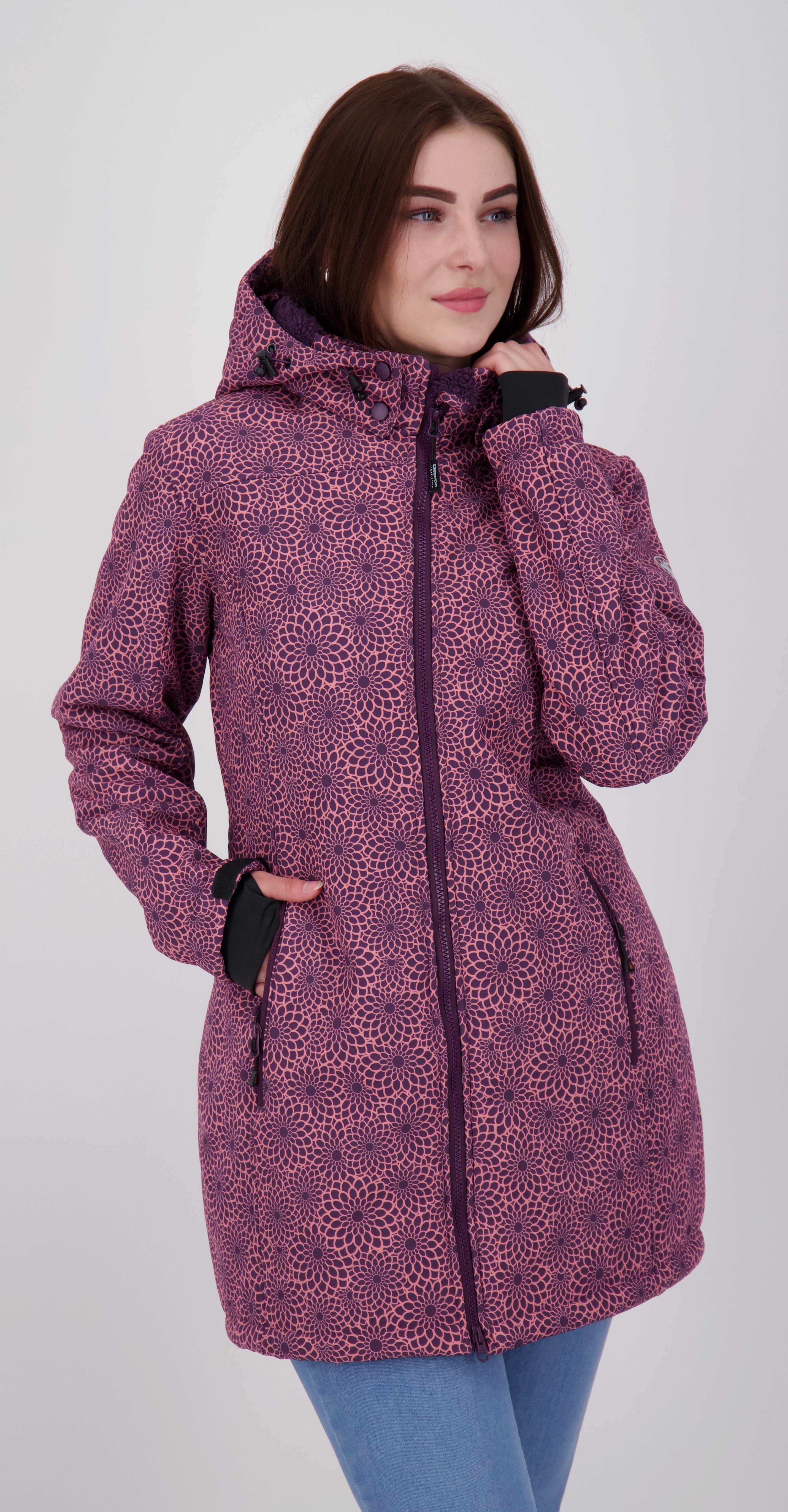 DEPROC Active Softshell-jas KEELE PEAK II DAMES kleding maat 48 (XL) rood