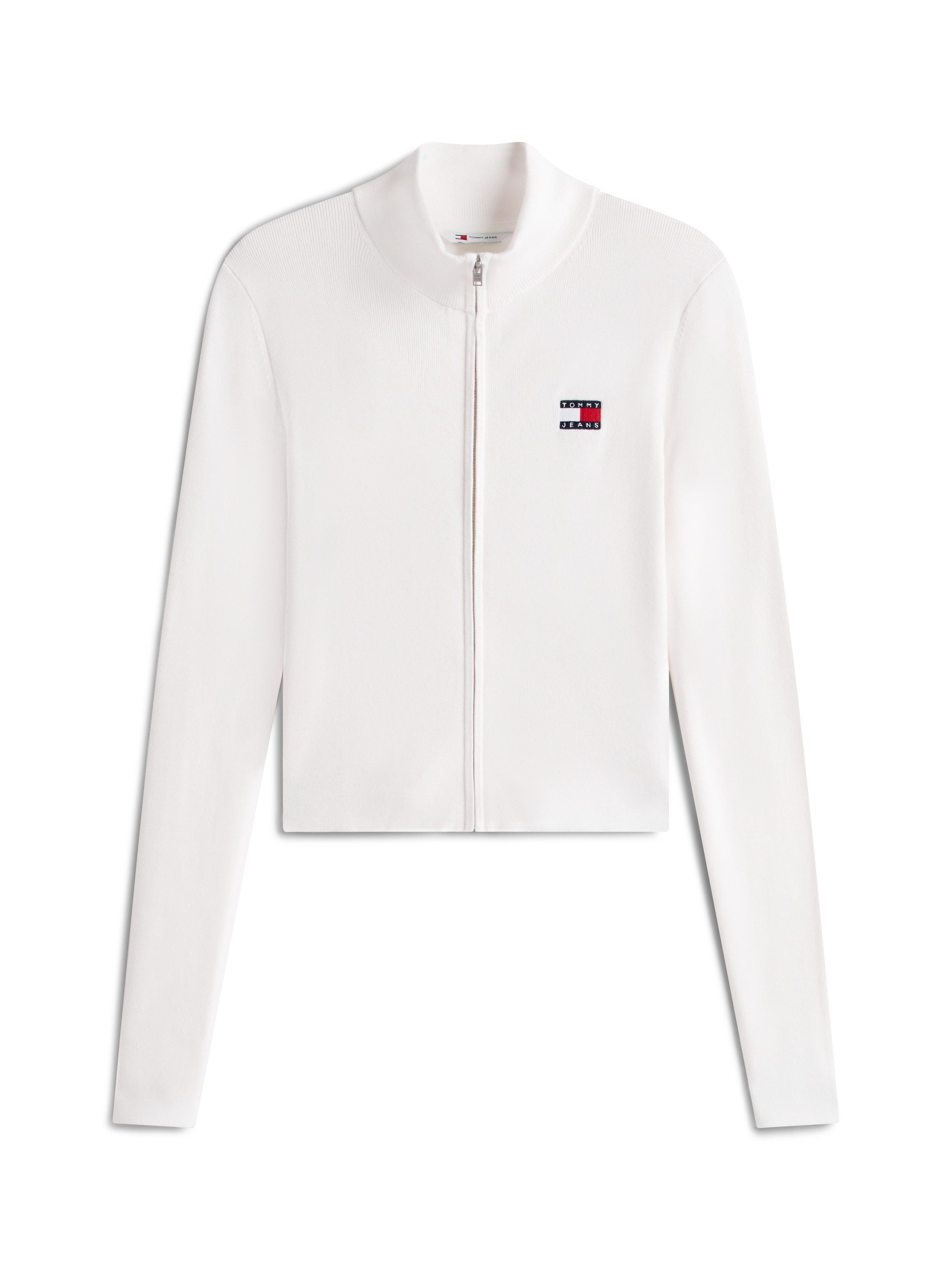 TOMMY JEANS Vest TJW ZIP HIGH NECK CARDIGAN EXT