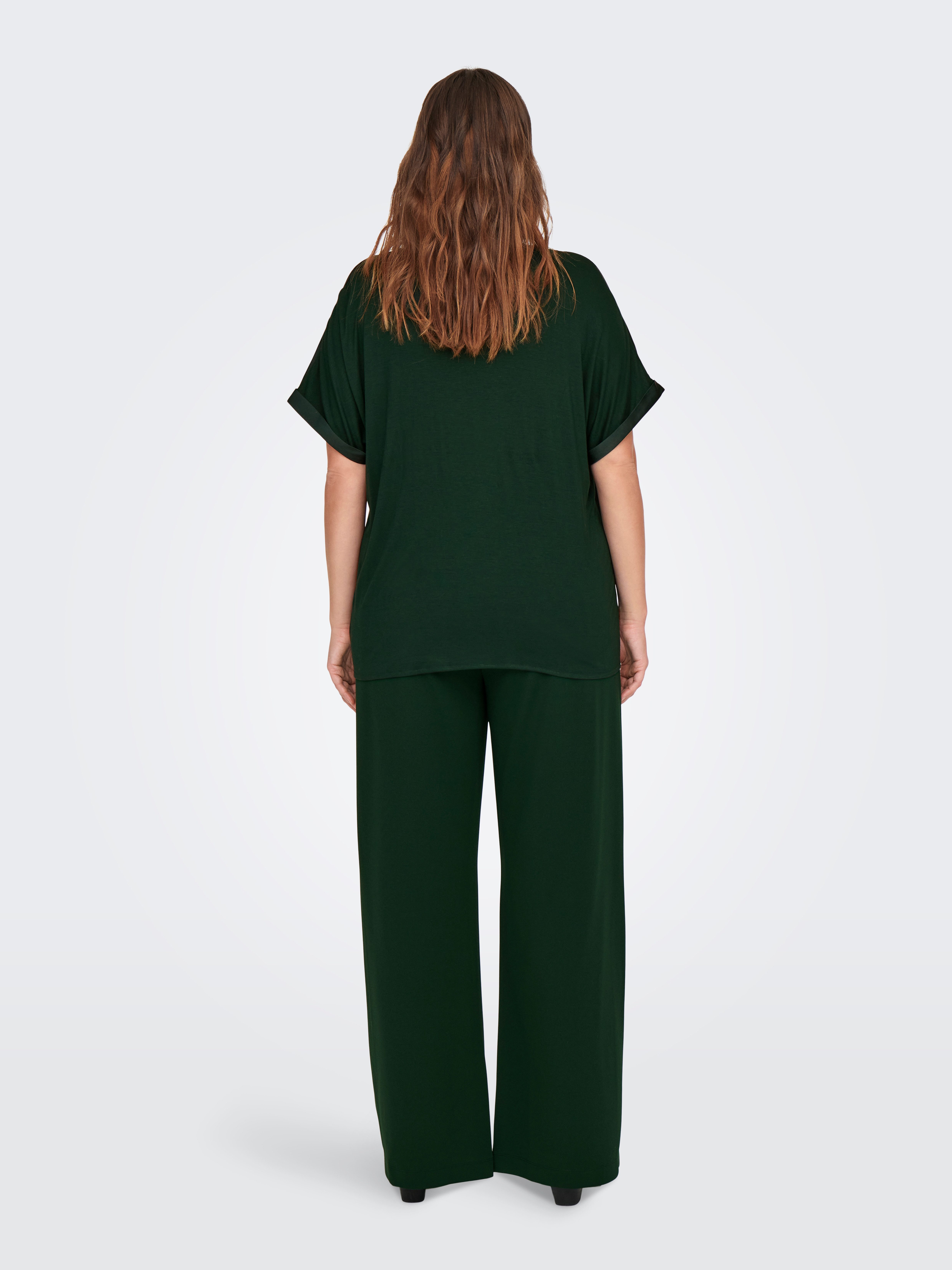 ONLY CARMAKOMA Shirt met korte mouwen CARBRYNJA LIFE S S IN-ONE TOP WVN