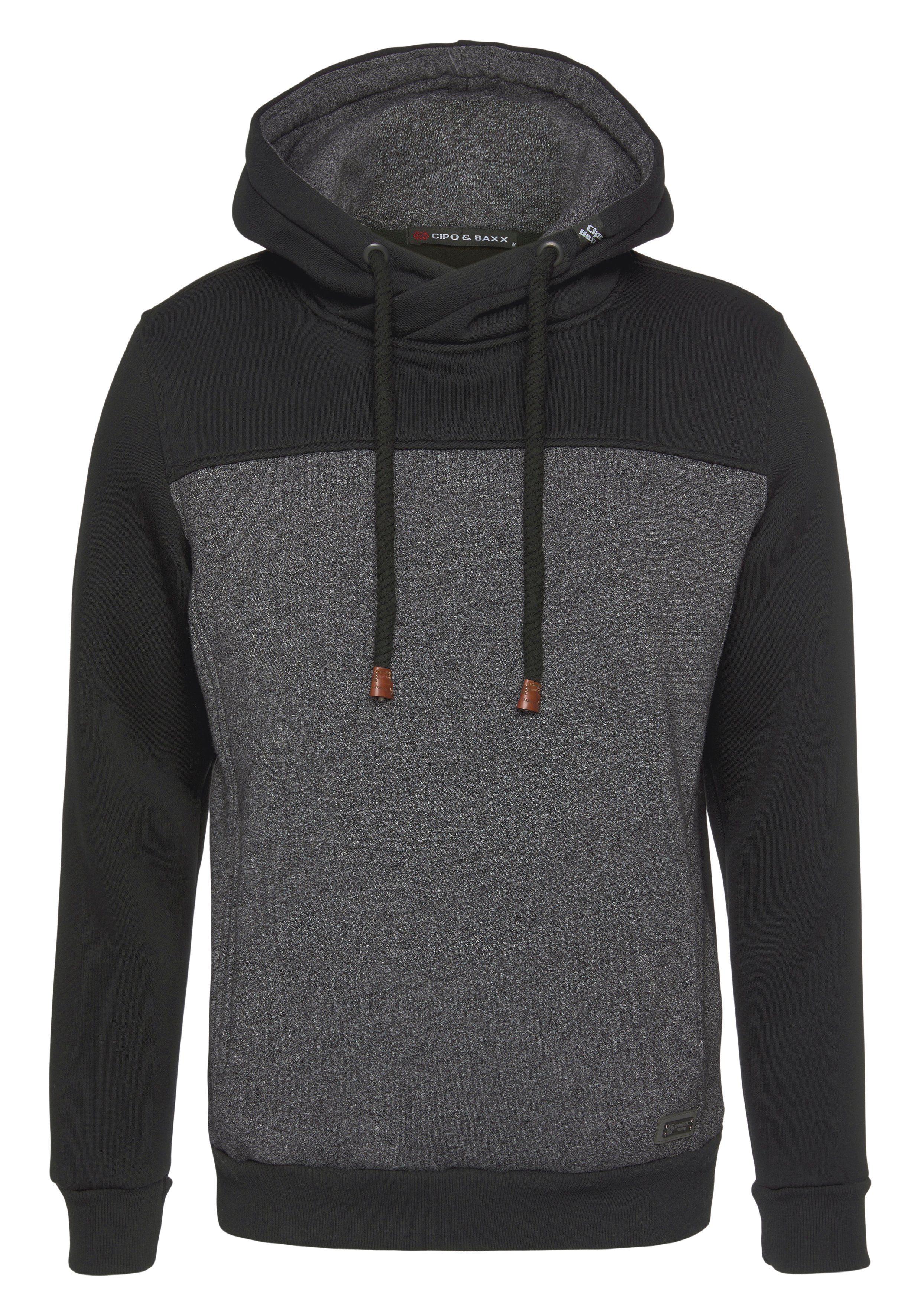 Cipo & Baxx Hoodie Colourblocking