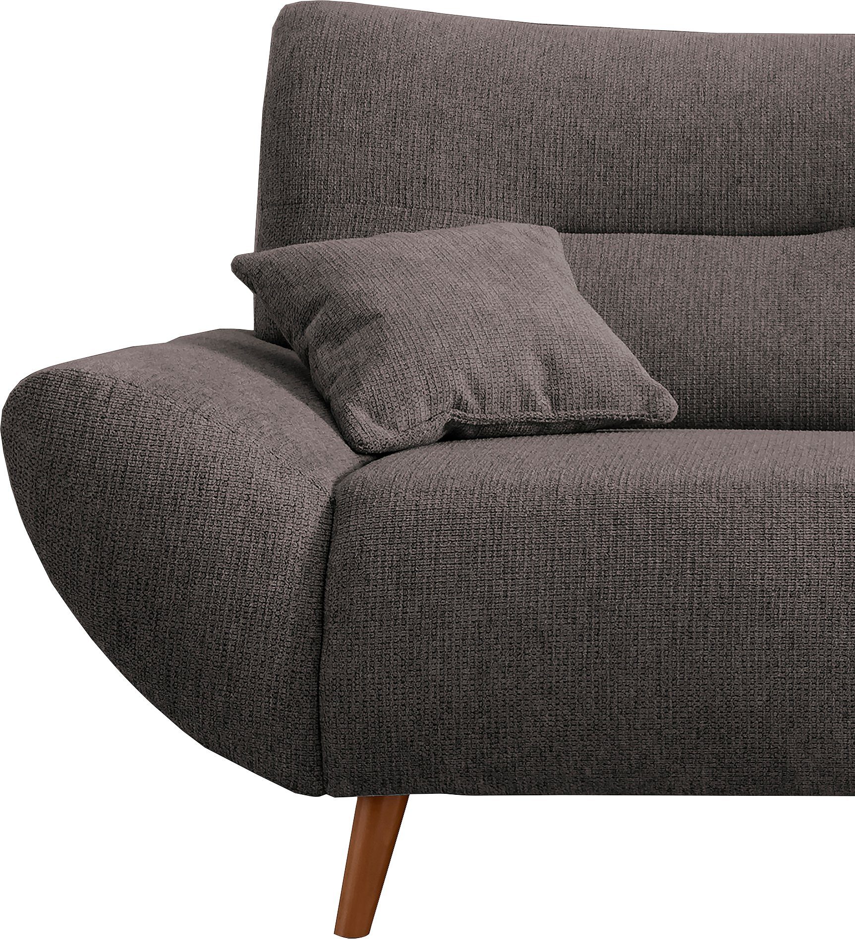 INOSIGN Zithoek Drago, modern en tijdloos, actuele vormtaal, comfortabel leverbaar als fauteuil/hoekbank, diverse stoffen, incl. 2 sierkussens (set, 2-delig)