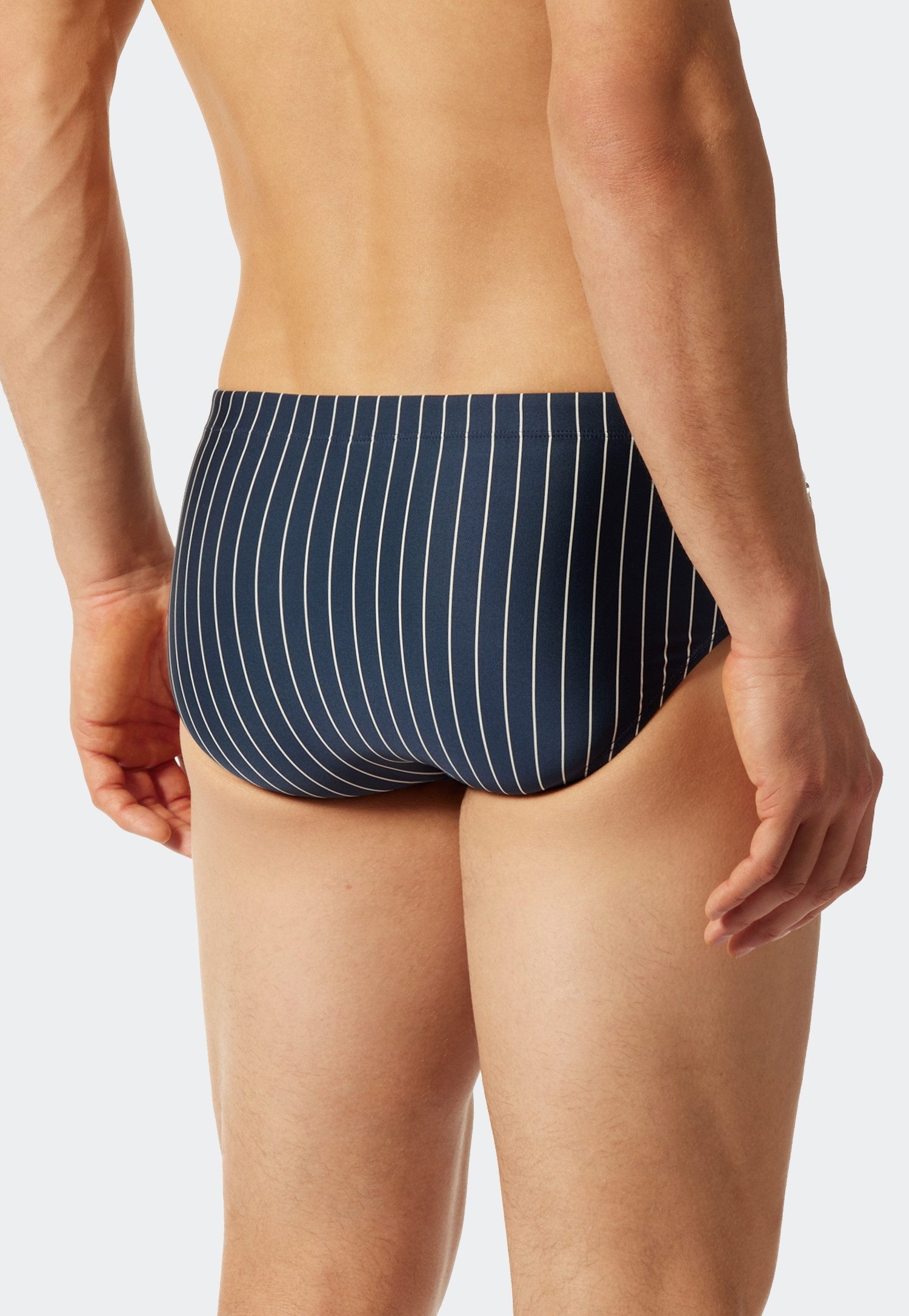 Schiesser Zwembroek Nautical Casual met witte strepen