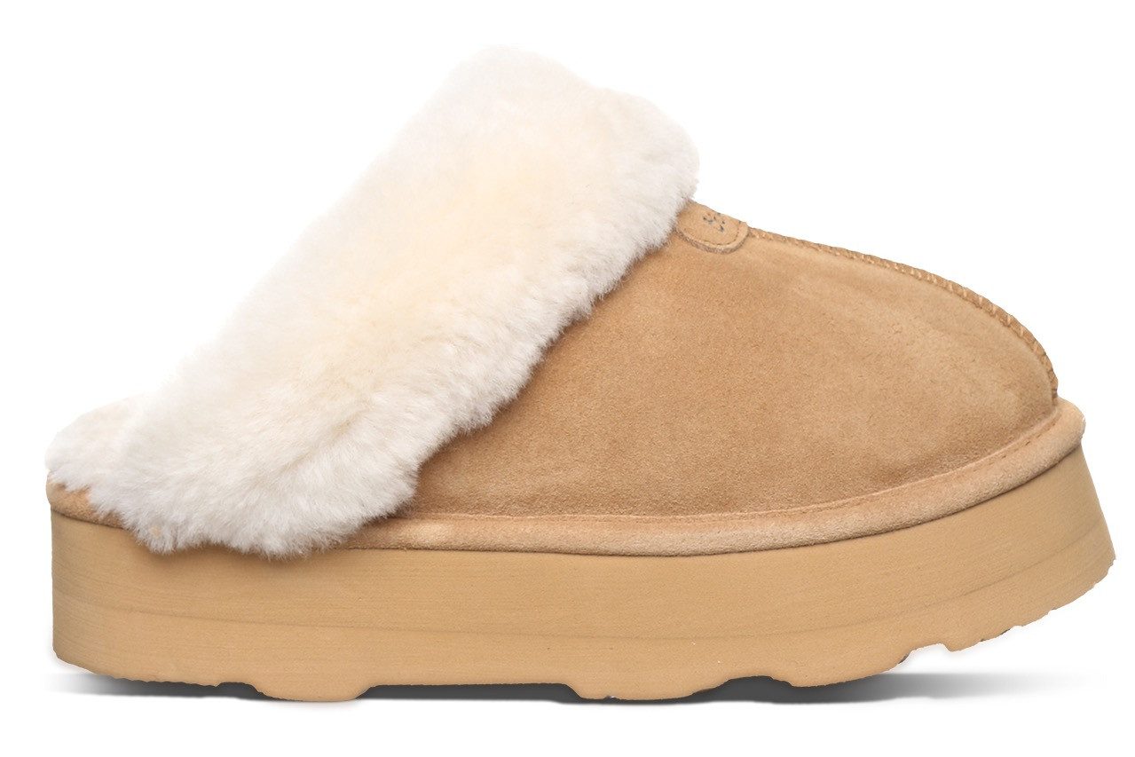 Bearpaw Pantoffels RETRO PLATFORM LOKI , mules, clog, slides met plateauzool