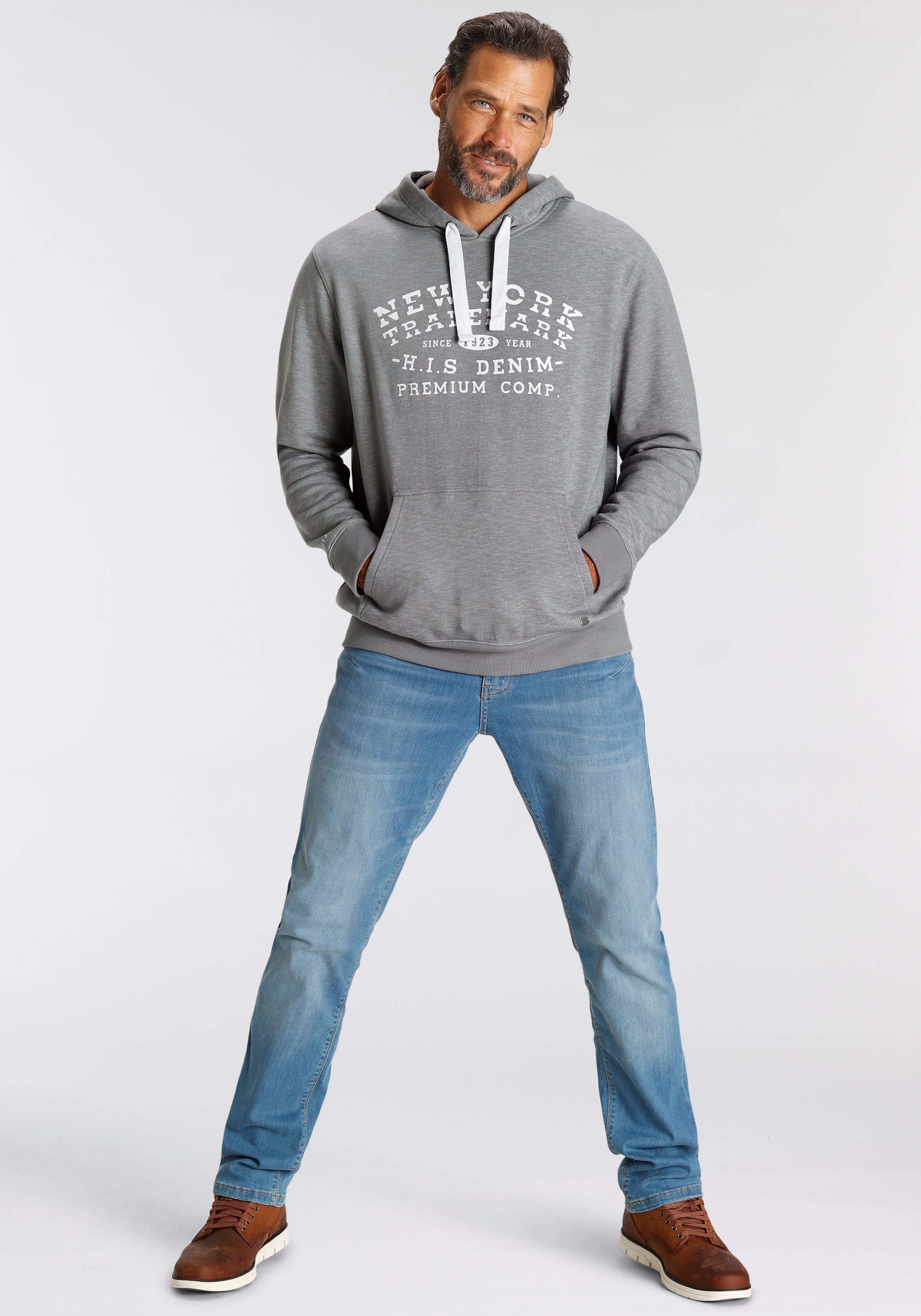 H.I.S Hoodie Lange mouwen, losse pasvorm, met print, capuchon