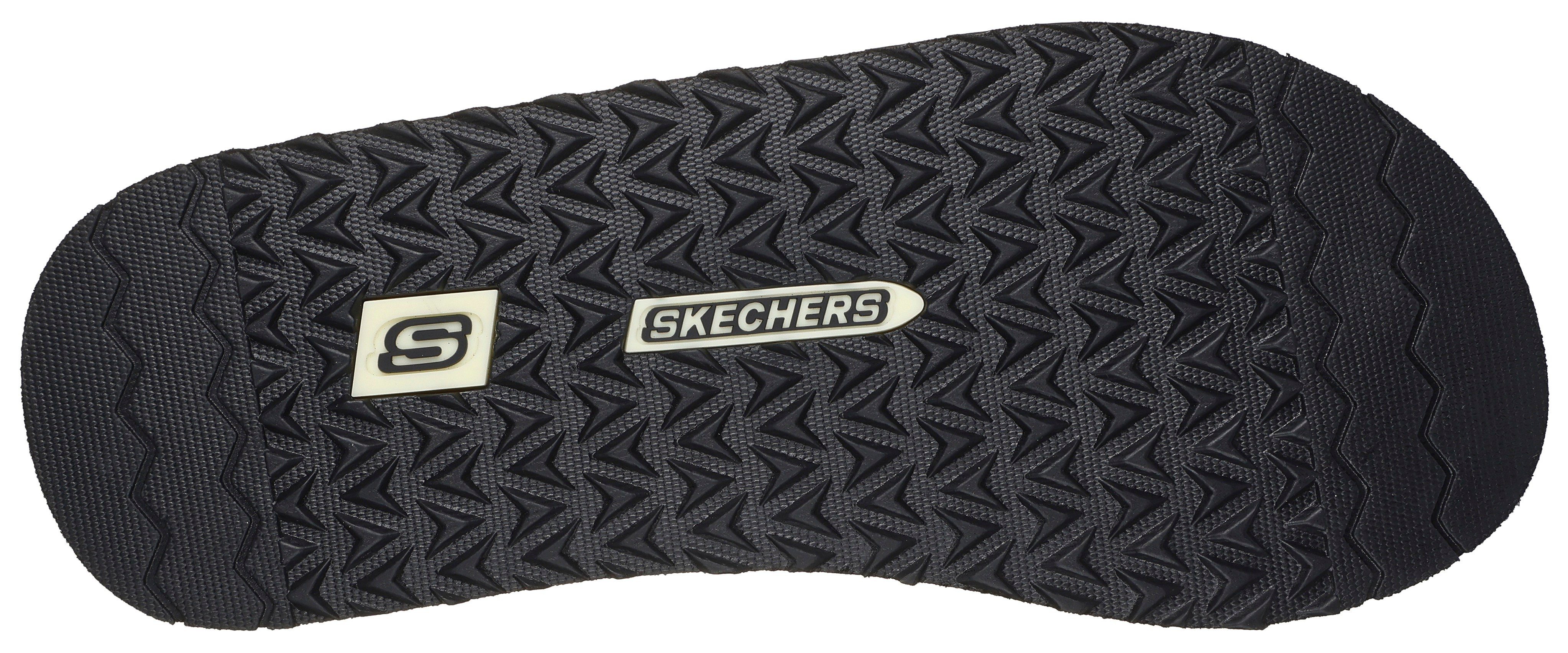 Skechers Teenslippers TANTRIC-FRITZ zomerschoen, slippers, badschoen, zwemschip, met zachte tussenstuk voor de tenen