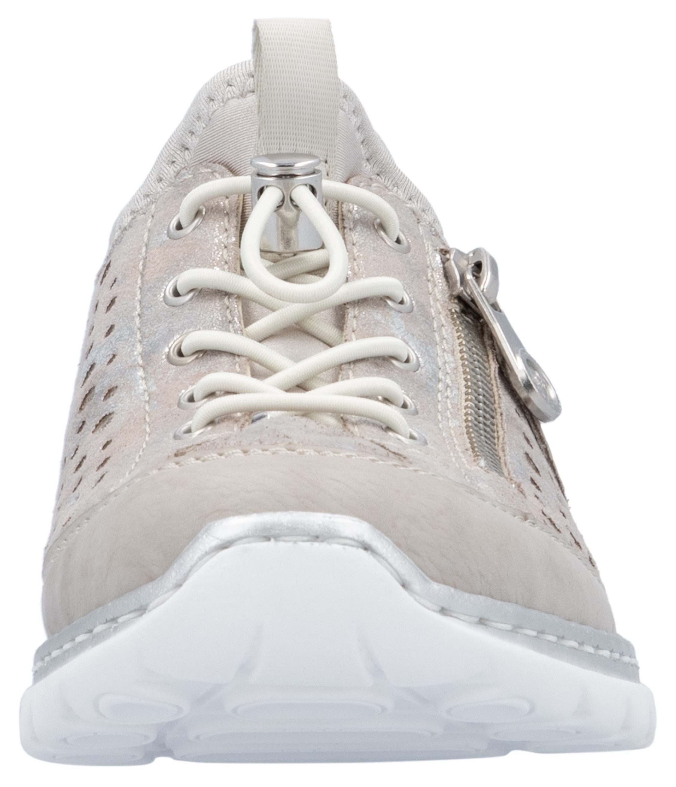 Rieker Slip-on sneakers , instapschoen, vrijetijdsschoen, lage schoen met snelle sluiting