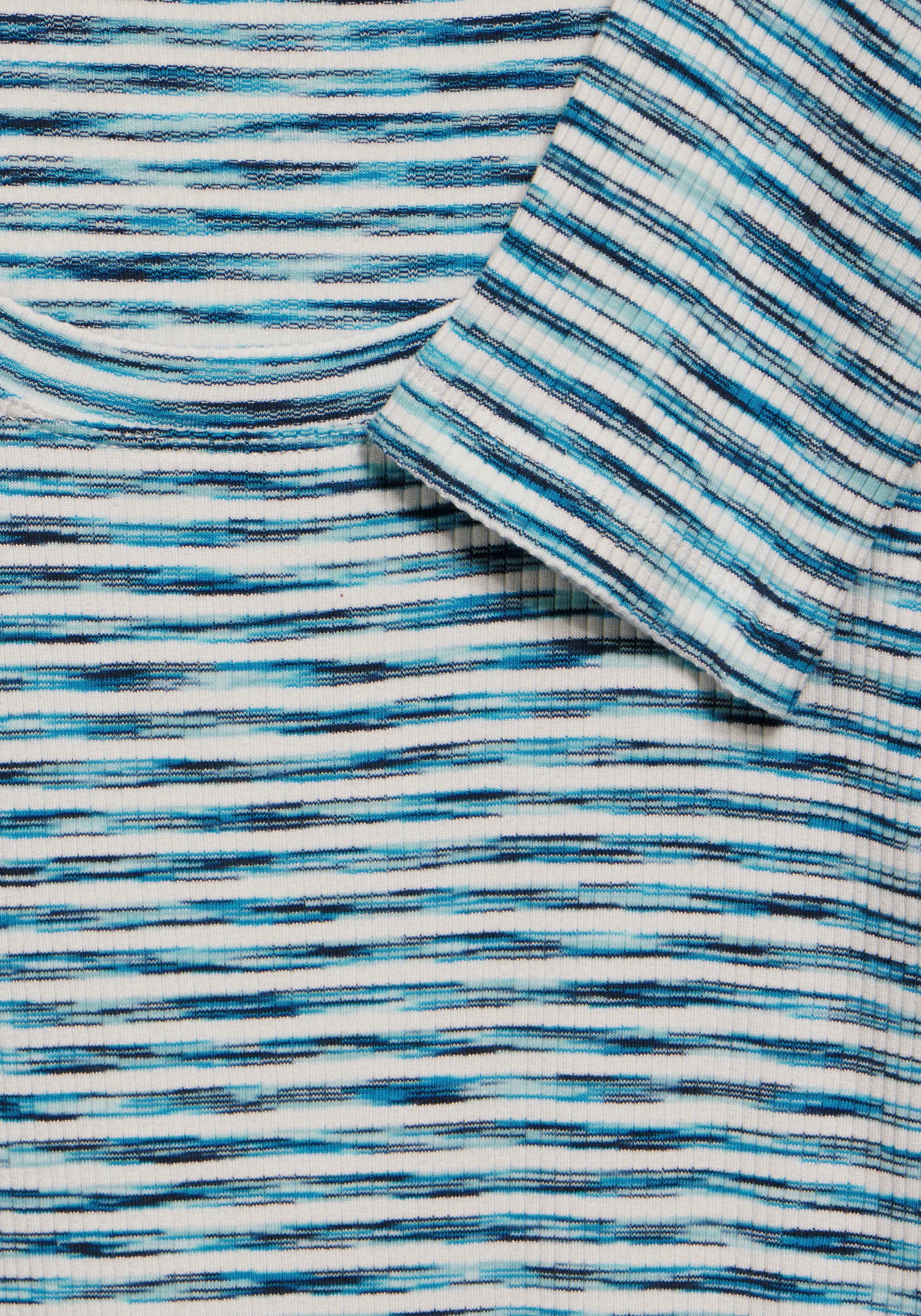 Cecil Shirt met 3 4 mouwen met gestreept patroon