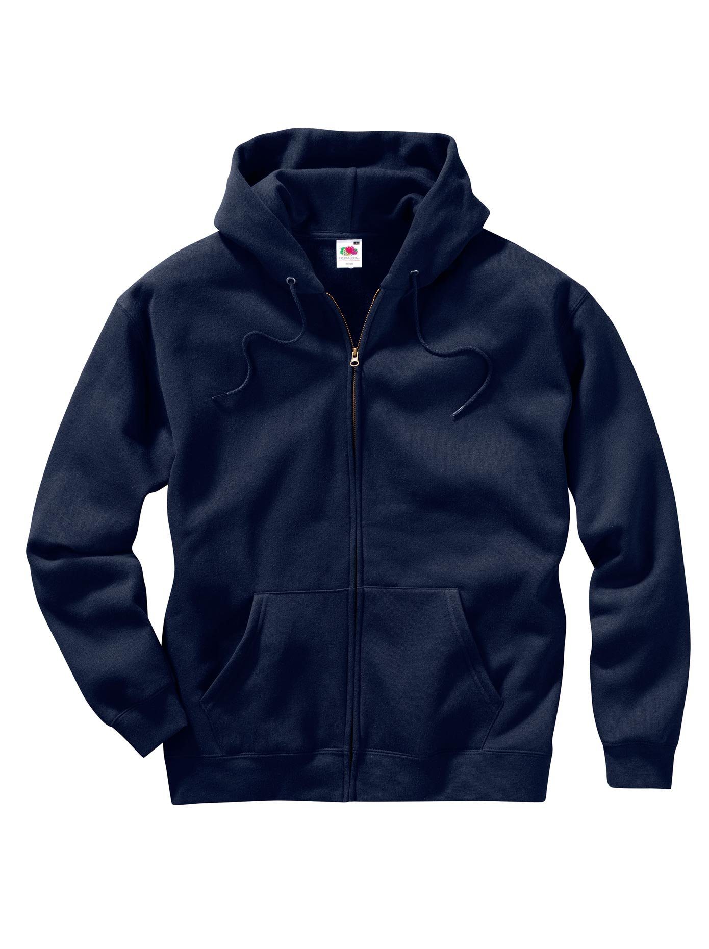 Fruit of the Loom Capuchonsweatvest heren sweatvesten maat 4 blauw