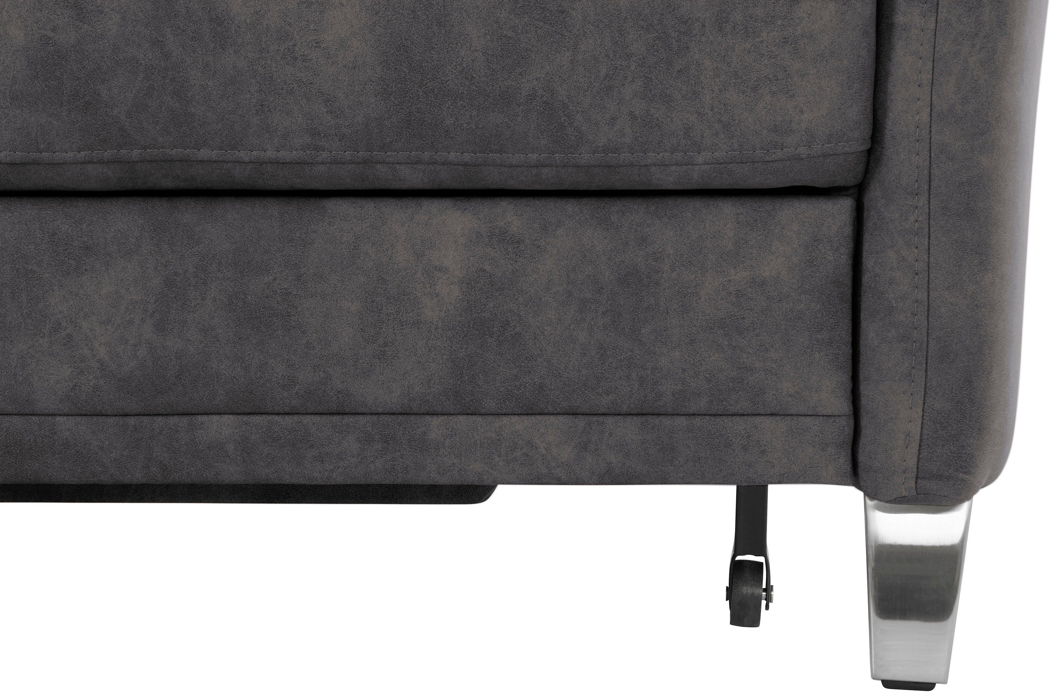 sit&more Hoekbank Clio L-vorm naar keuze met slaapfunctie en bedkist, met binnenvering