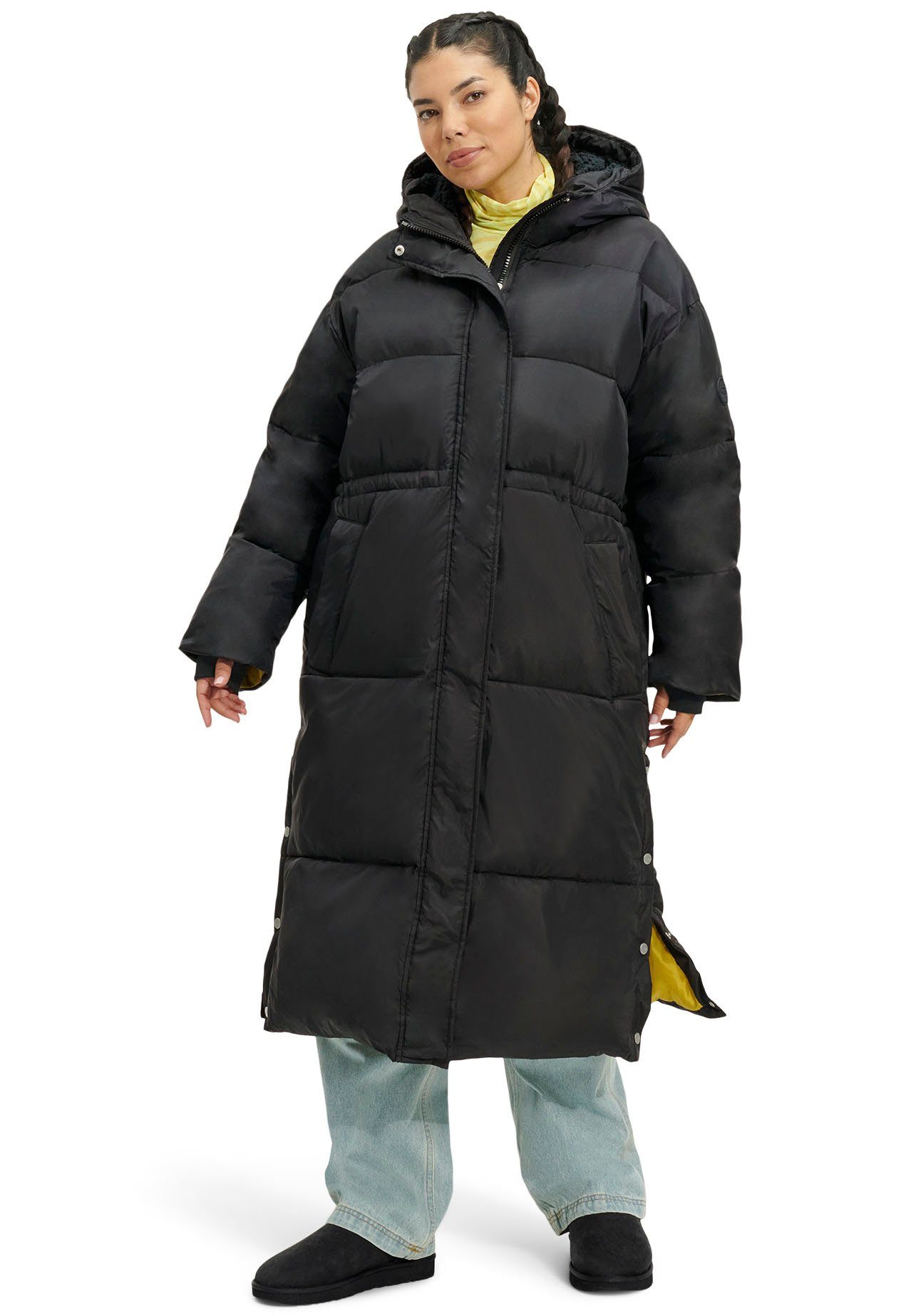 UGG Doorgestikte jas W KEELEY LONG PUFFER COAT