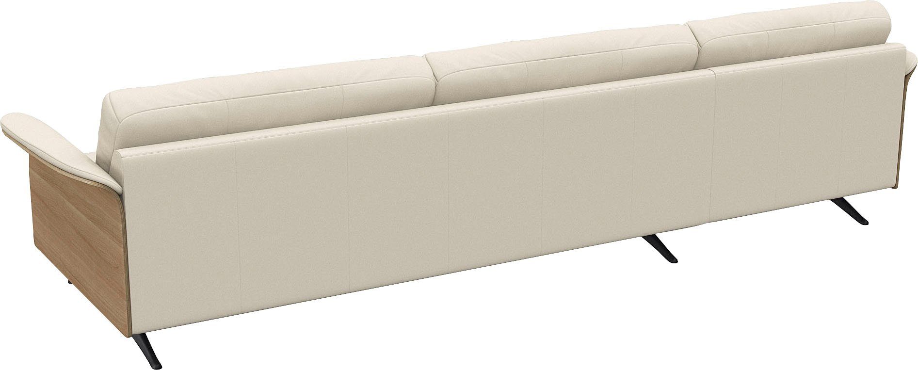 FLEXLUX Hoekbank Glow, super comfortabel door hoogwaardige zitconstructie met binnenvering, L-vorm