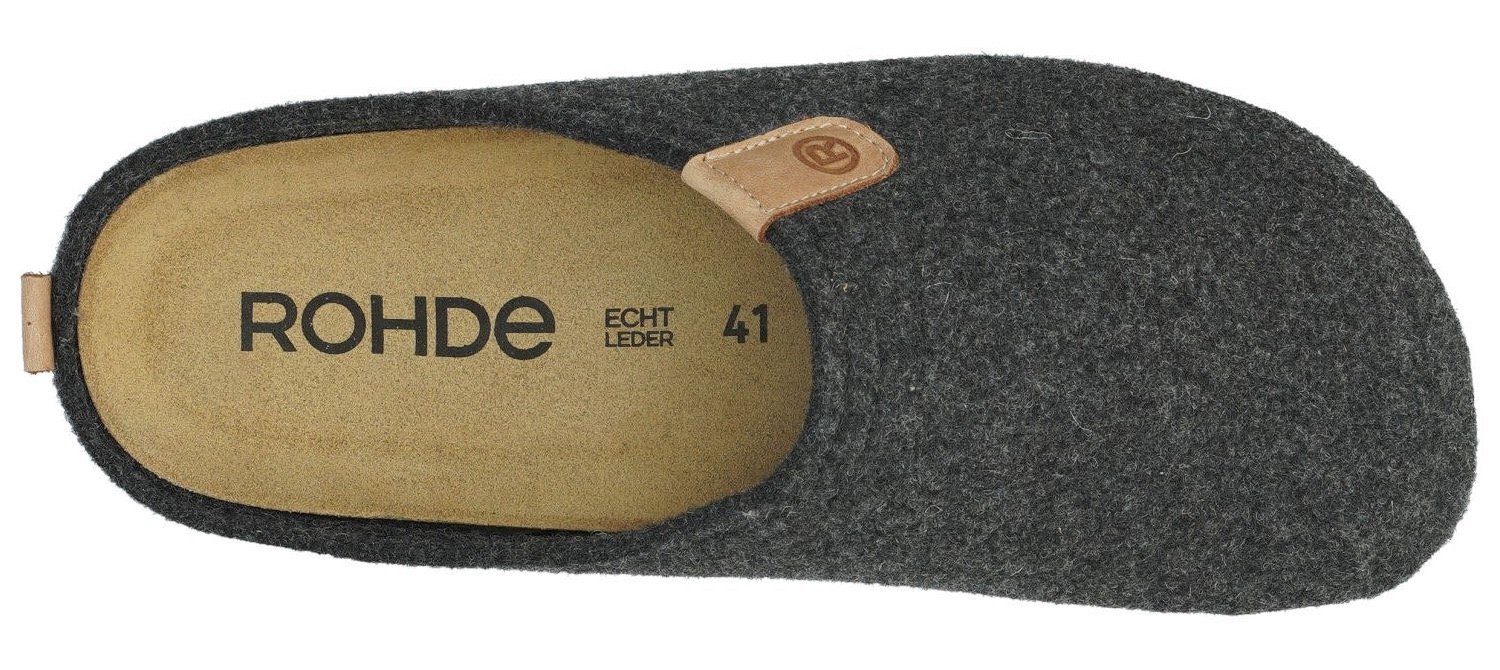Rohde Pantoffels NAPOLI-H klomp, pantoffel, homeslipper met uitneembare binnenzool