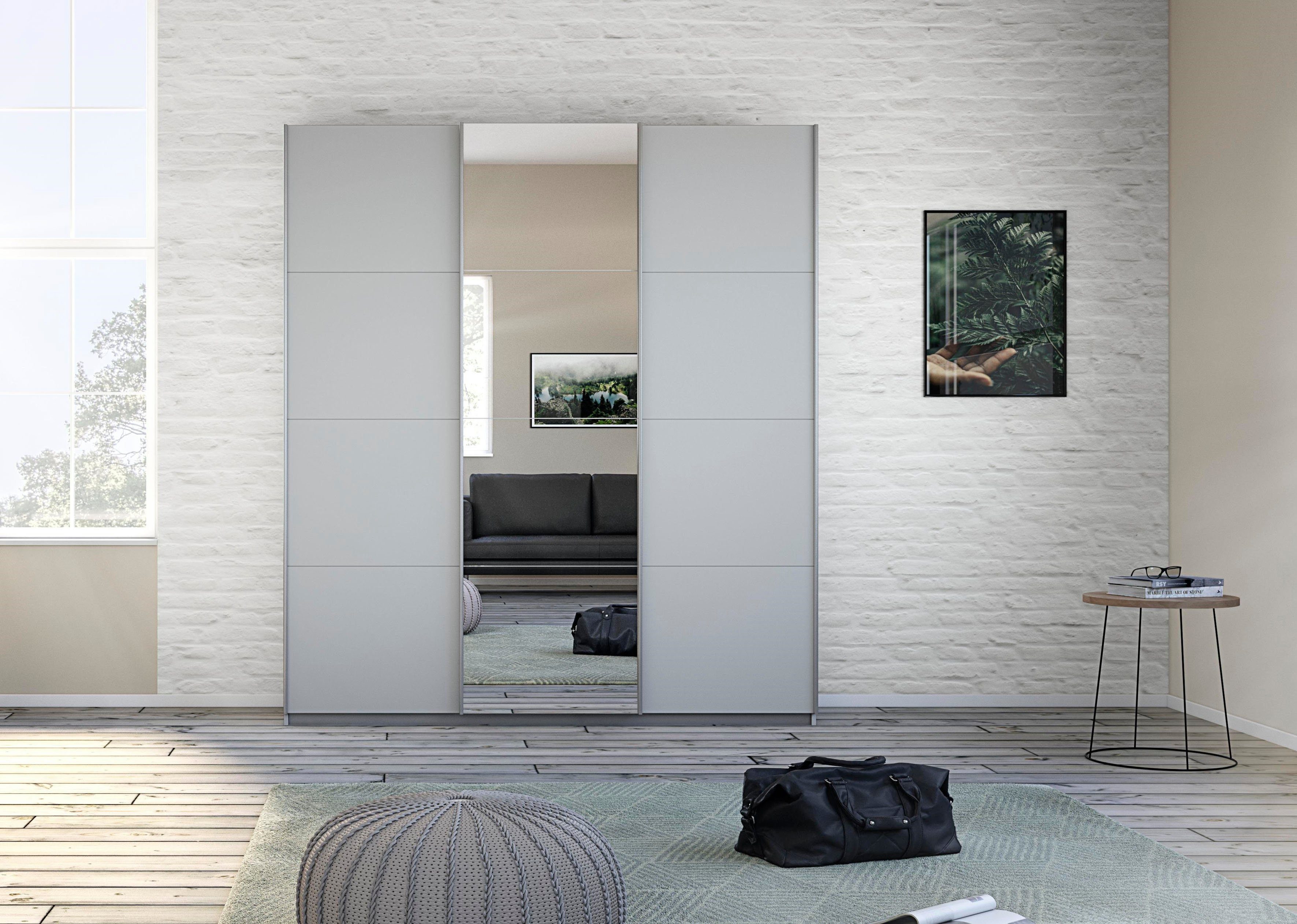 rauch Zweefdeurkast Kledingkast TOMA incl. rek inzet en extra legplanken made in germany