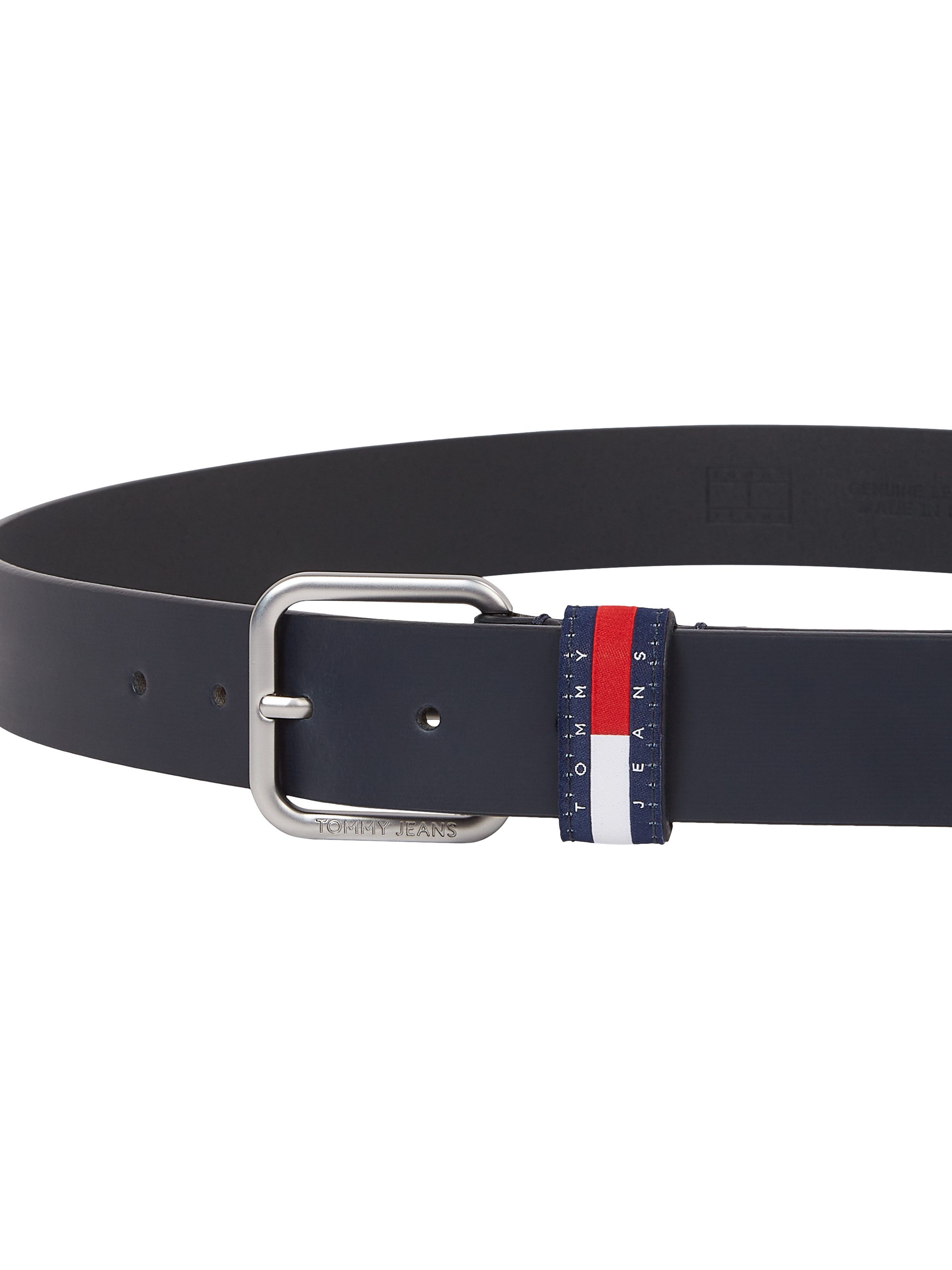 TOMMY JEANS Leren riem TJM RYAN 3.5 Lus met -badge