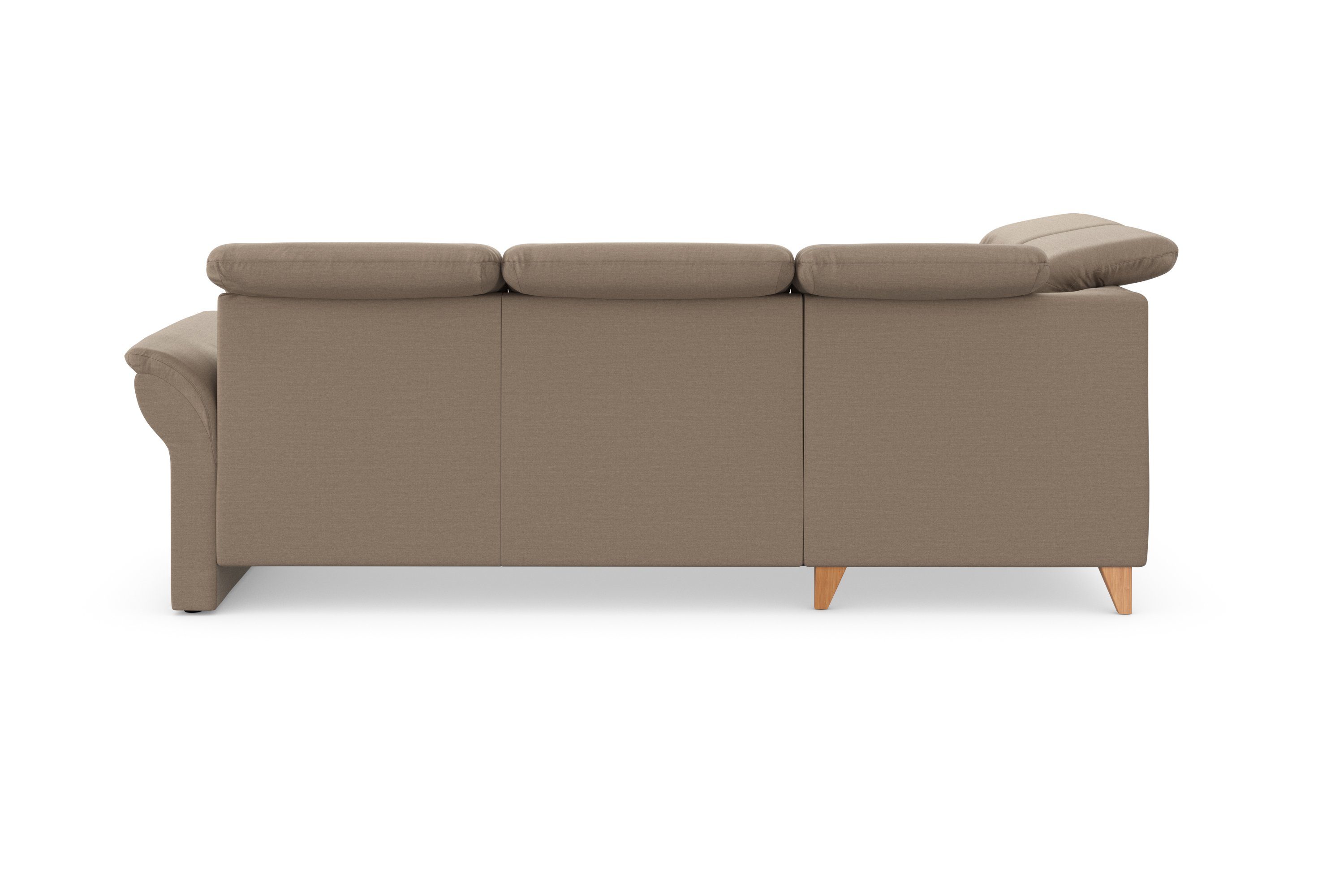 Home affaire Hoekbank Dangast L-vorm Verstelbare hoofdsteun, naar keuze met motorische relaxfunctie