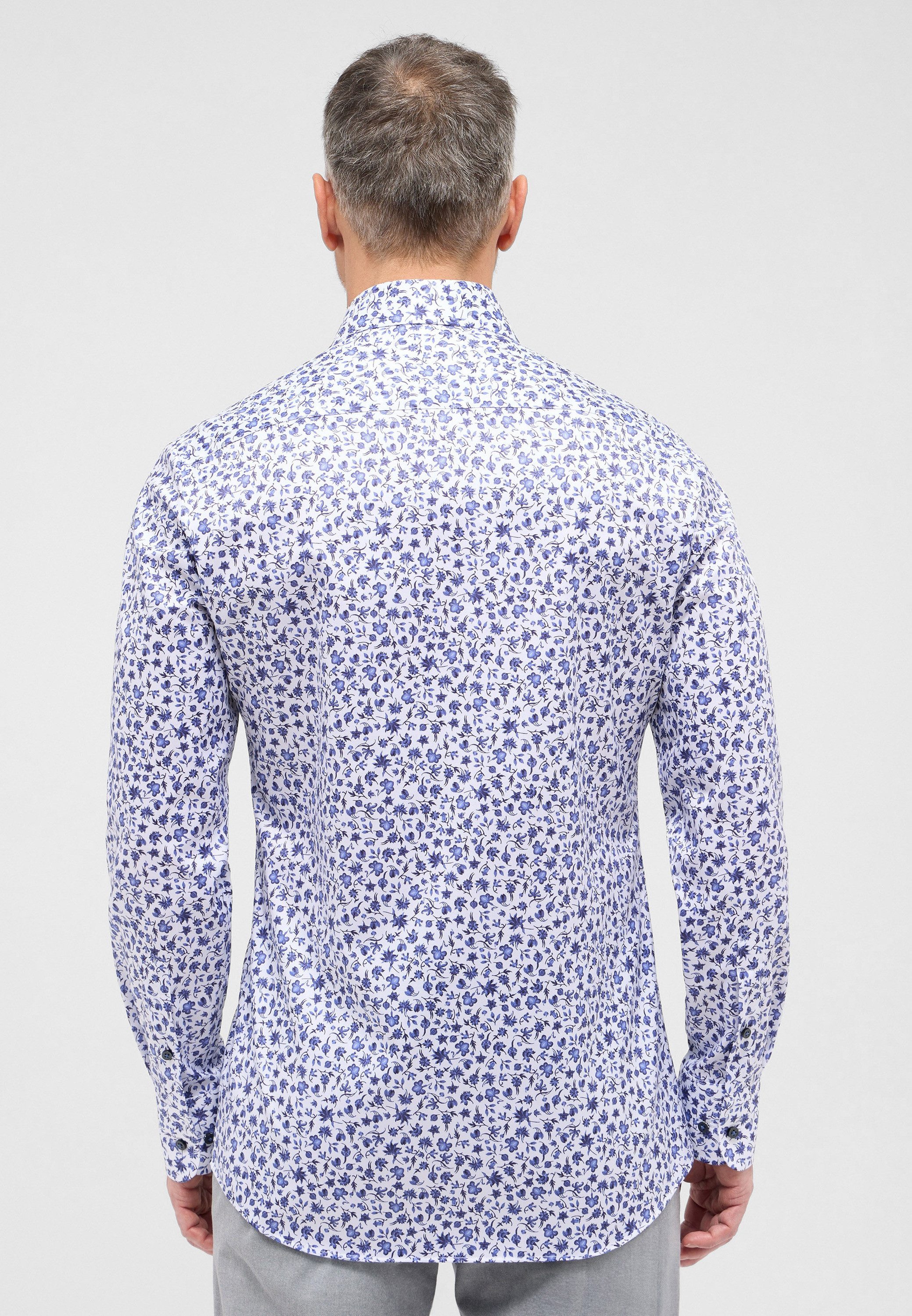 Eterna Overhemd met lange mouwen Slim fit NON IRON (strijkvrij)