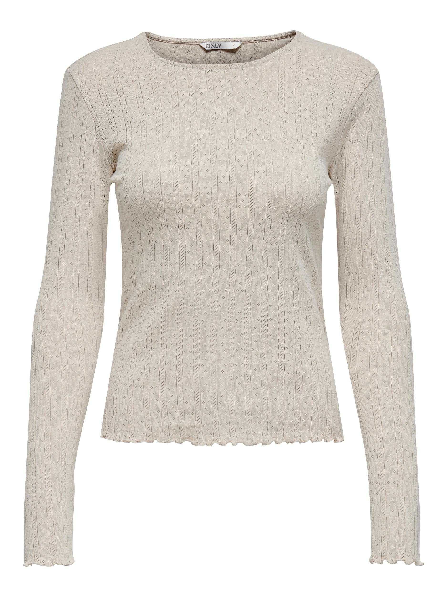 Only Shirt met lange mouwen ONLCARLOTTA L/S TOP NOOS JRS