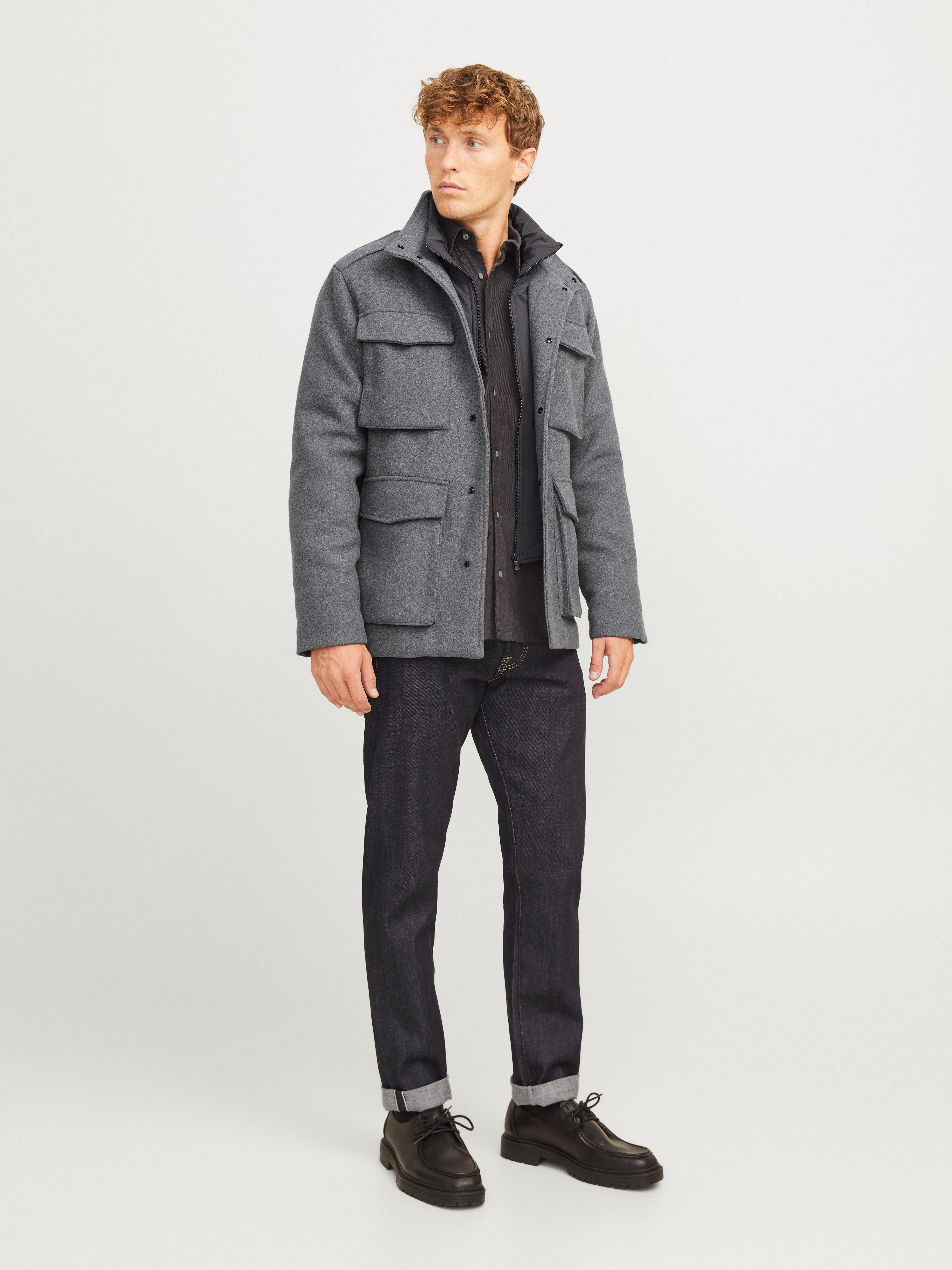 Jack & Jones Wollen jack JPRCCALEX WOOL BLEND FIELD JACKET SN