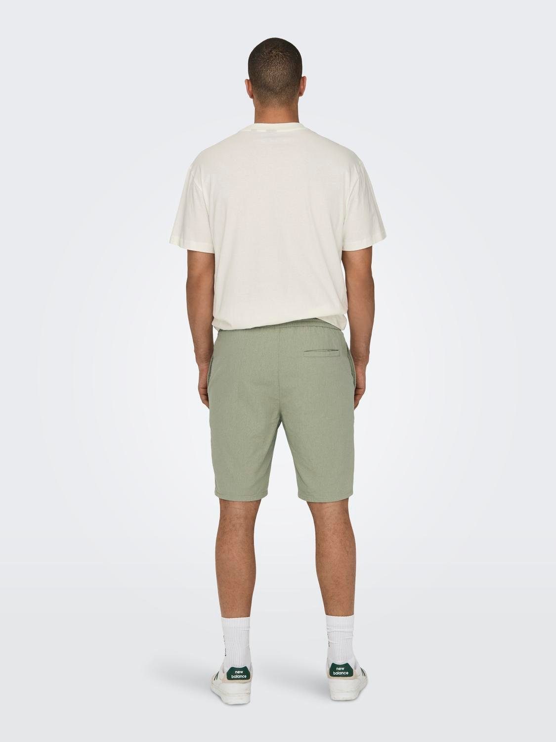 ONLY & SONS Short ONSLINUS 0007 COT LIN SHORTS NOOS