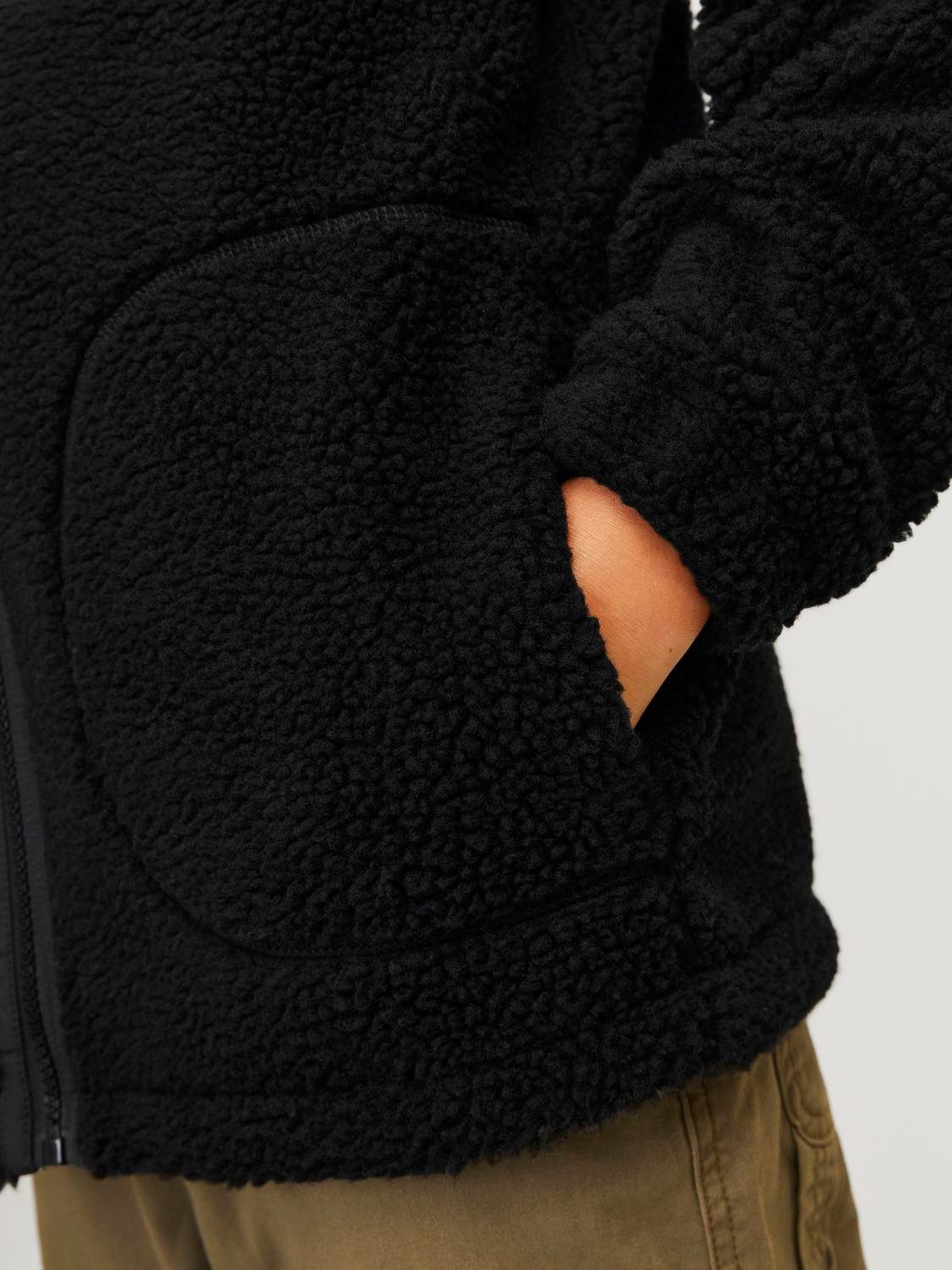 Jack & Jones Junior Pluchen jack JORVESTERBRO TEDDY JACKET AW24 JNR
