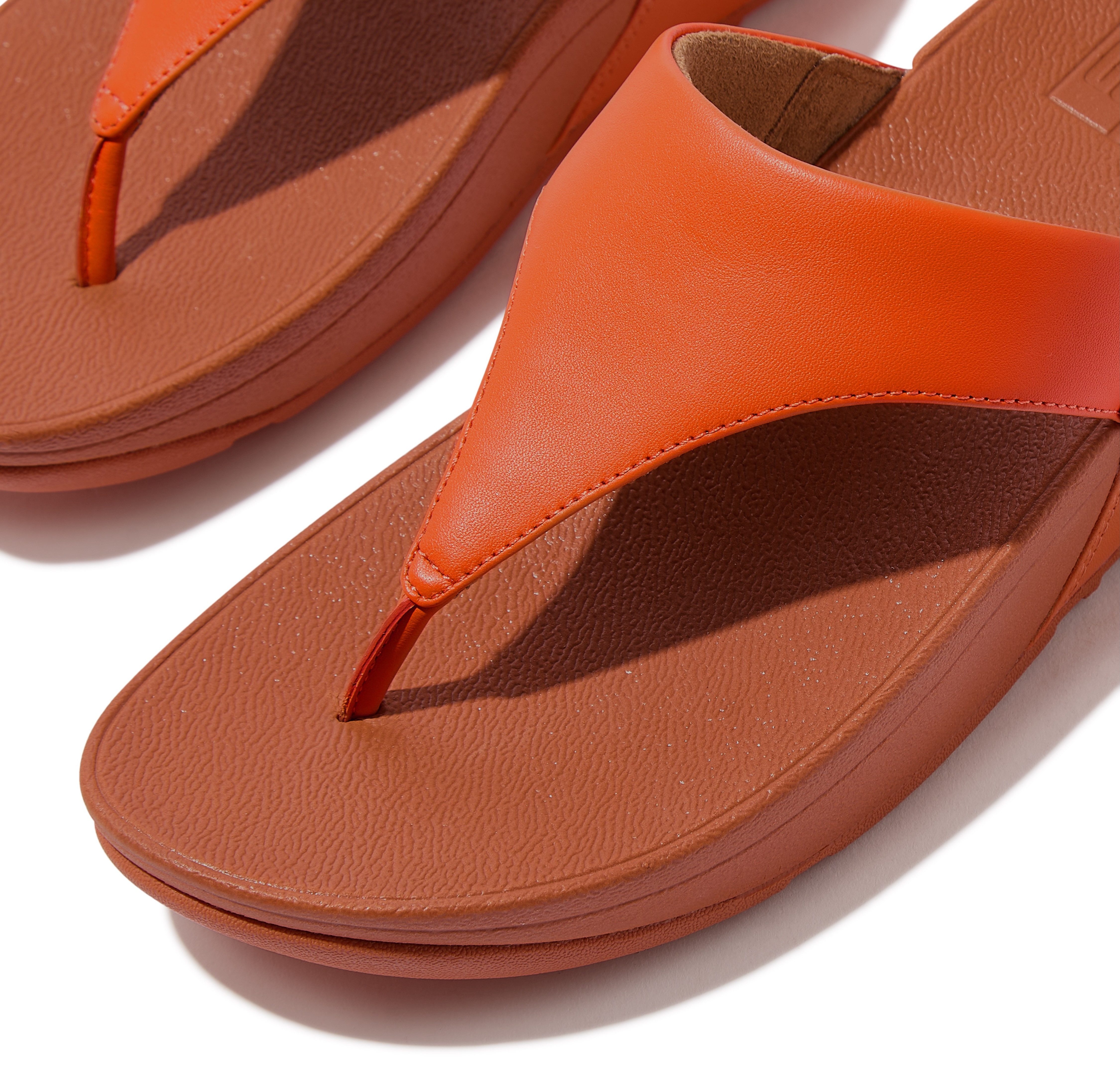 Fitflop Dianets LULU LEATHER TOEPOST , pool slides, pantoffel, badeschoen met sleehak
