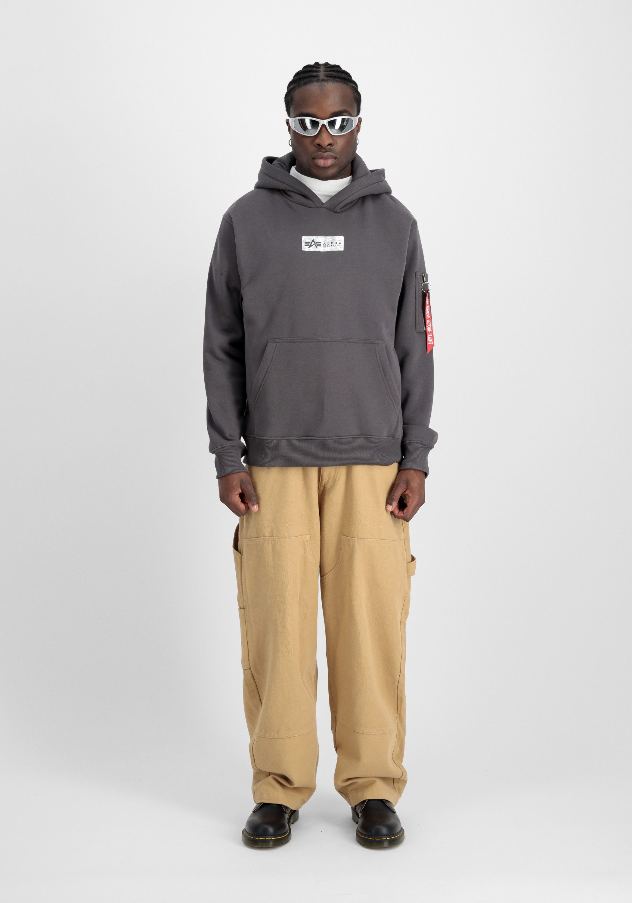 Alpha Industries Hoodie Alpha Industries Men - Hoodies Metal Plate Hoodie
