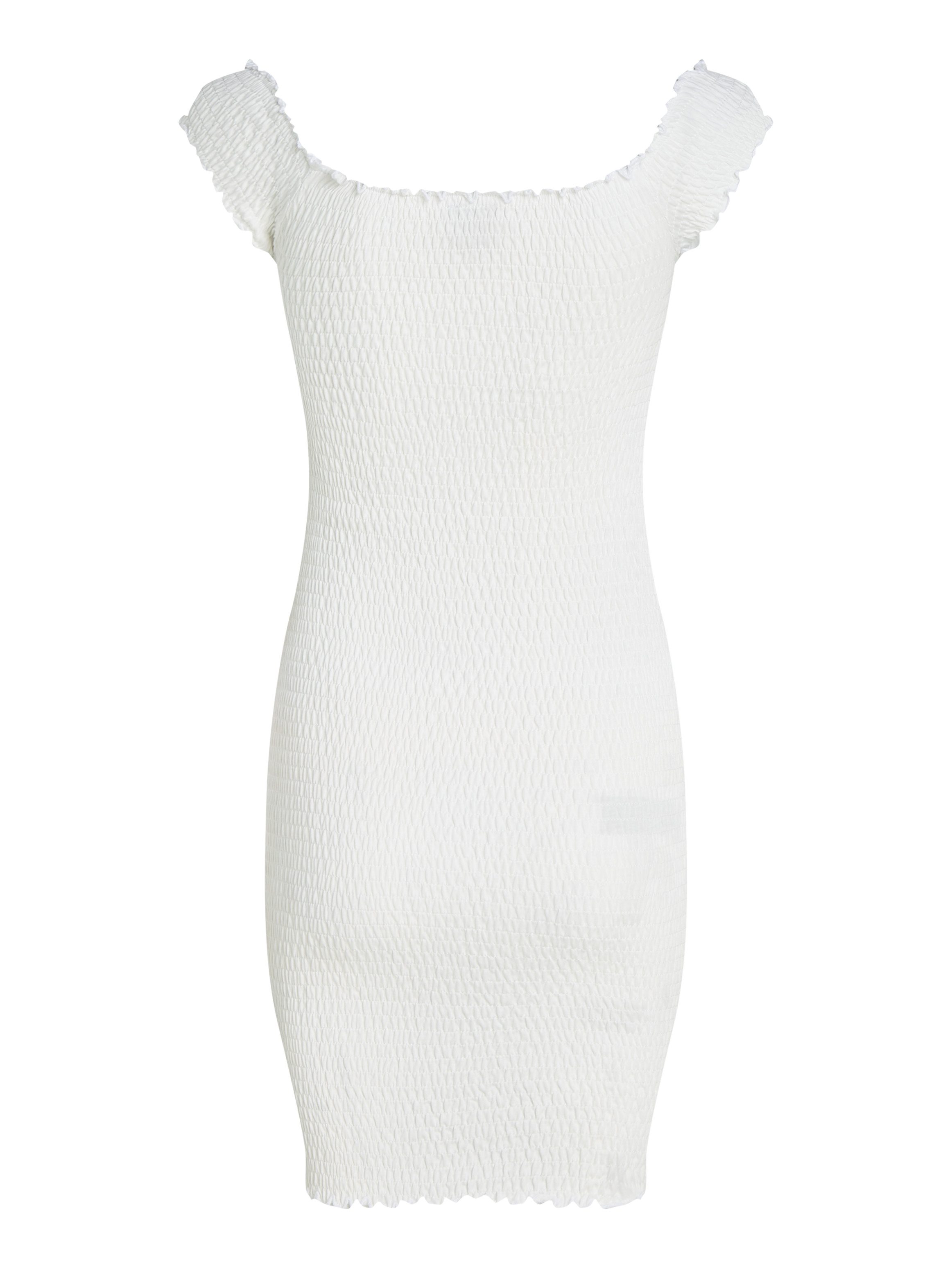 TOMMY JEANS Jerseyjurk TJW SMOCK BODYCON DRESS