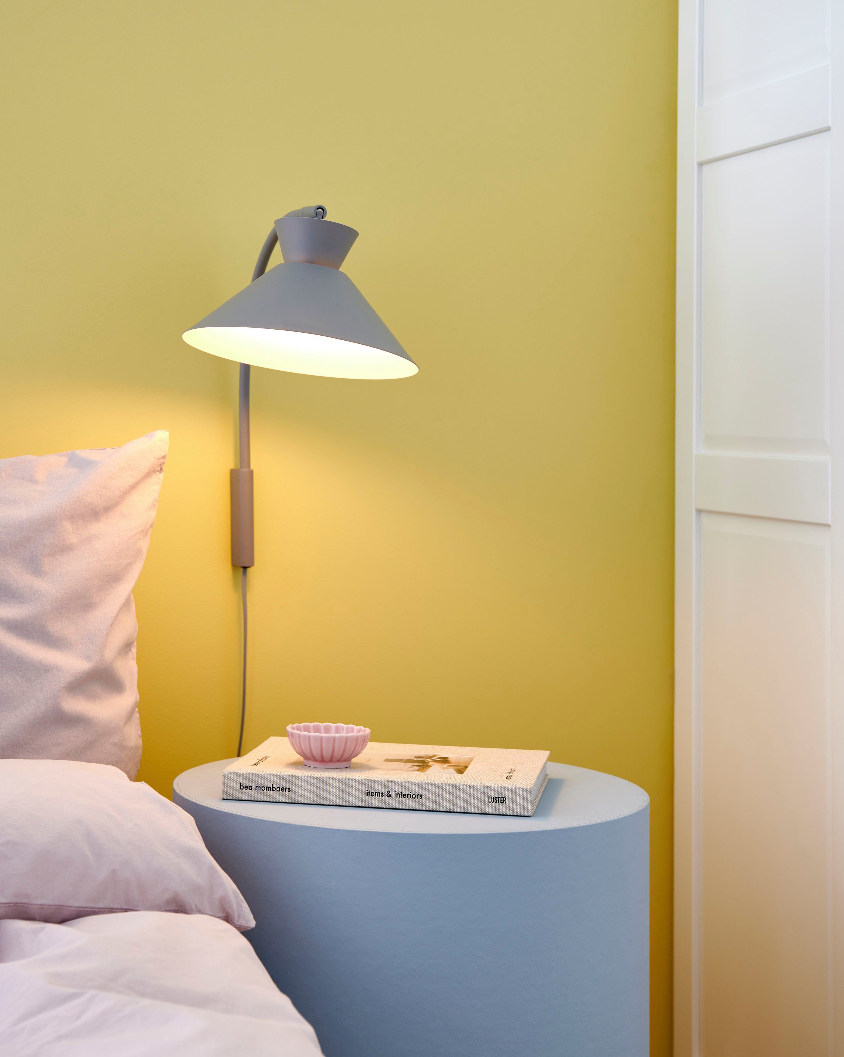 Nordlux Wandlamp Dial Noordse eenvoud met duidelijke lijnen, decoratief uplight-effect (1 stuk)