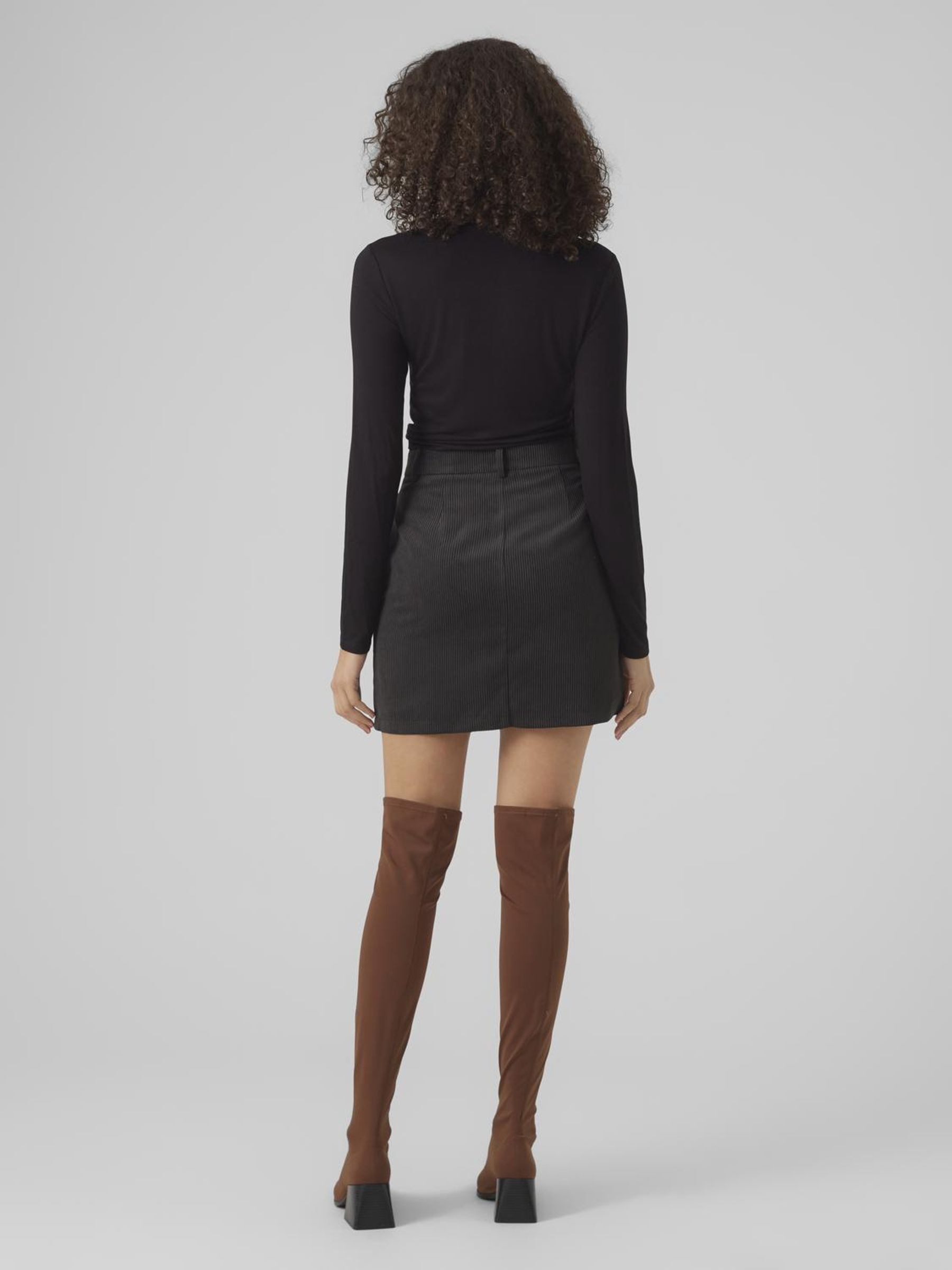 Vero Moda Shirt met lange mouwen VMALBERTE LS ROLLNECK TOP JRS NOOS