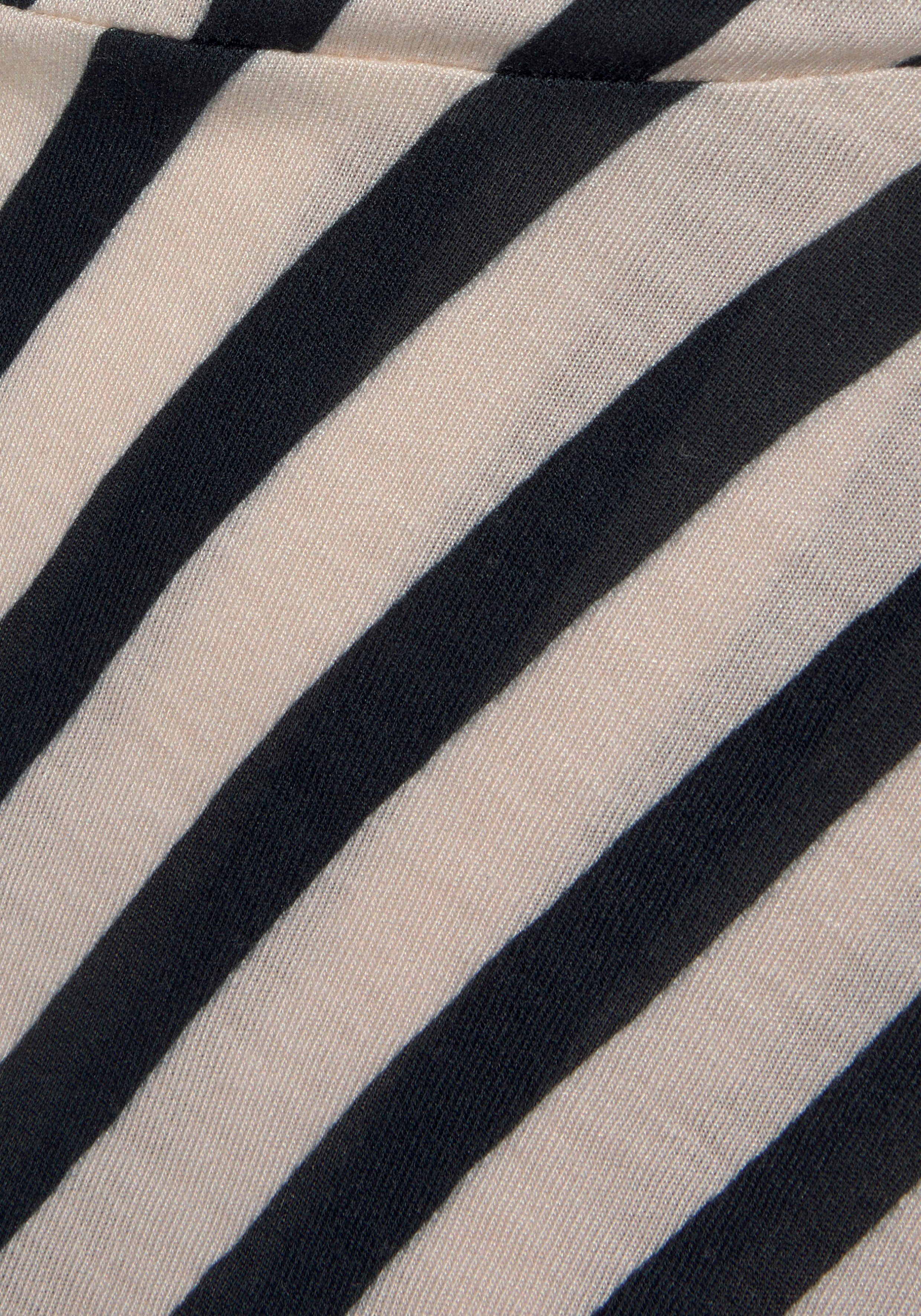 Vivance Wikkeljurk met streepprint en bindband, midi-jurk, lichte zomerjurk