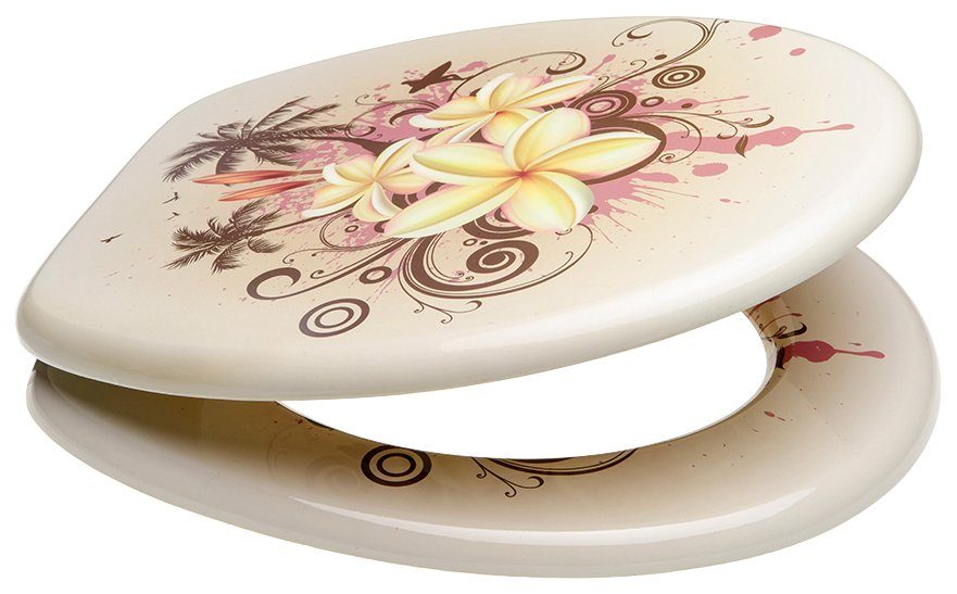 Sanilo Toiletzitting Tropical met soft-closemechanisme