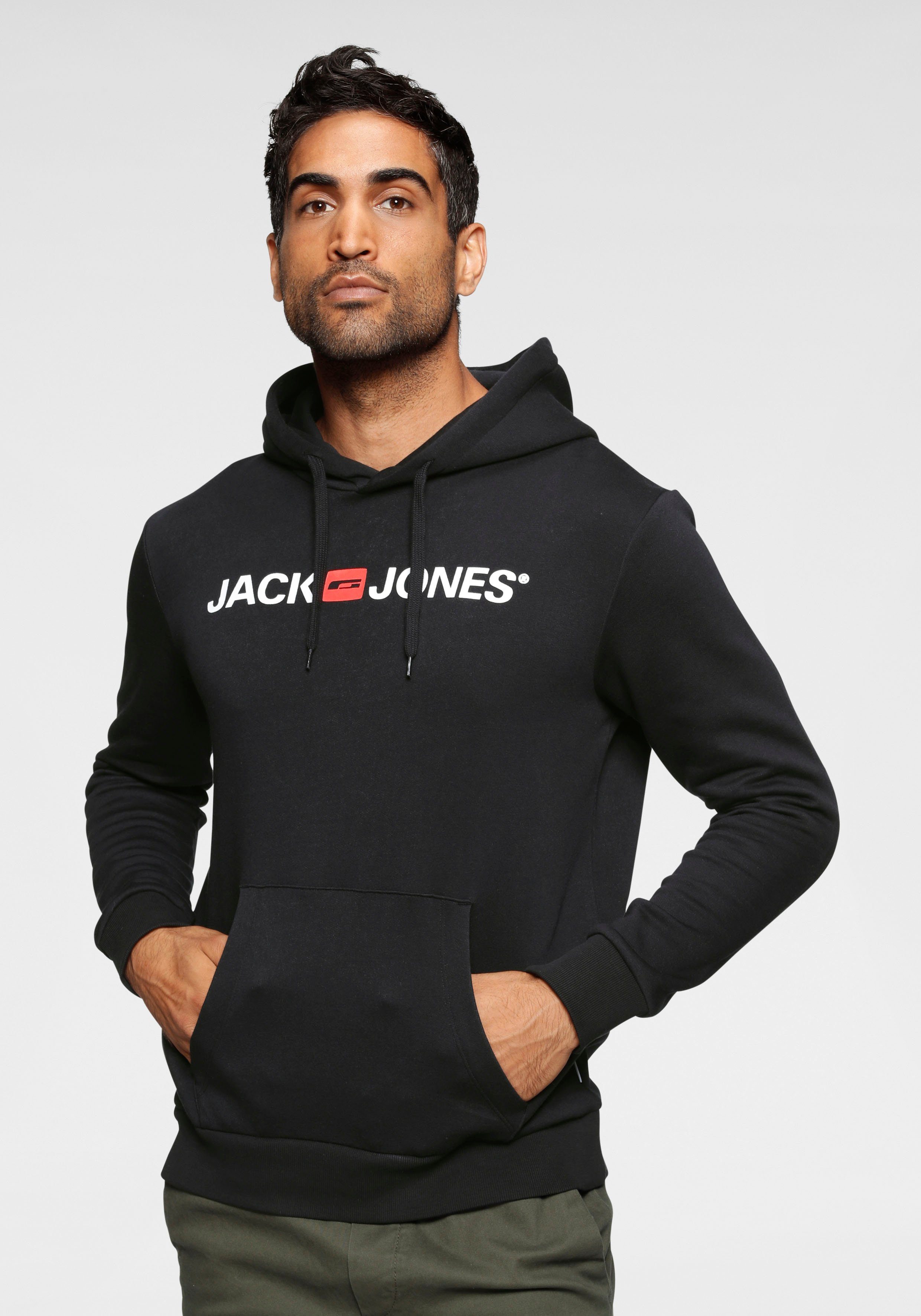 Jack & Jones Hoodie Logo Hoodie Oldschool