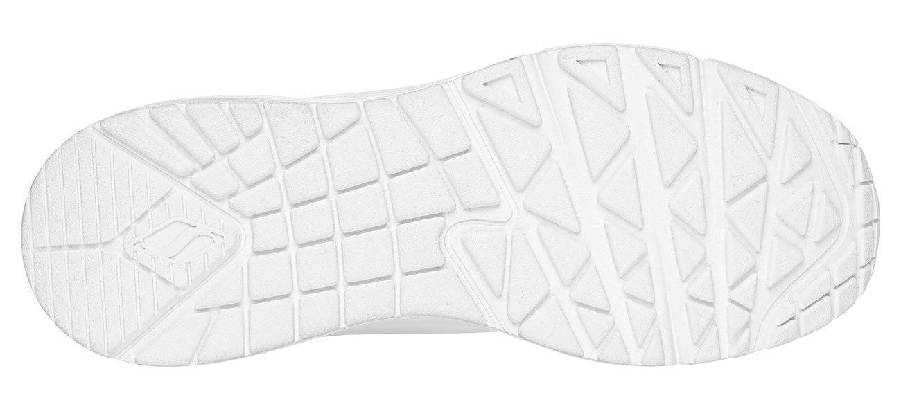 Skechers Sneakers UNO WEDGE-HI STEPS , wedge sneaker, veterschoen met air-cooled memory foam