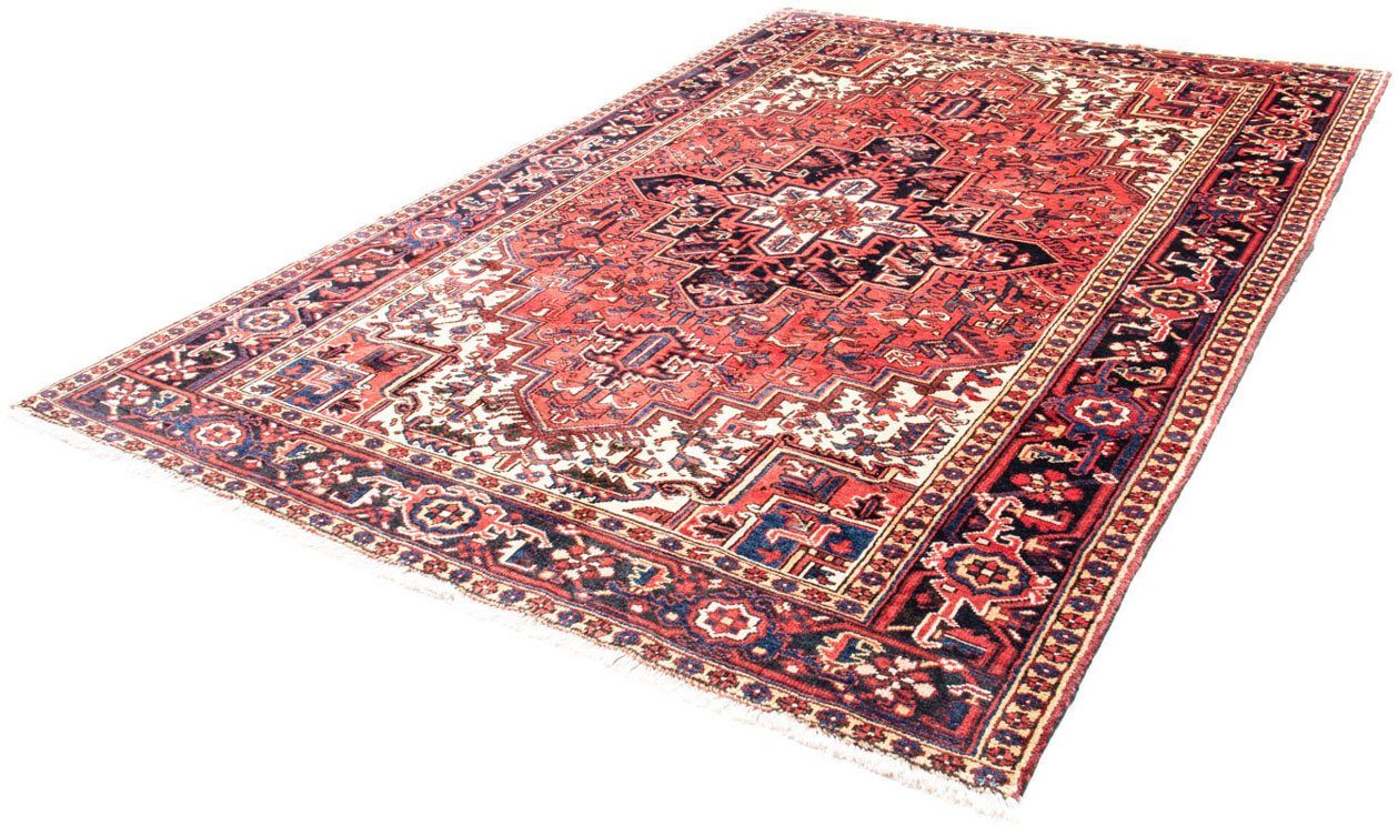 morgenland Wollen kleed Heriz medaillon rosso chiaro 280 x 195 cm Uniek exemplaar met certificaat