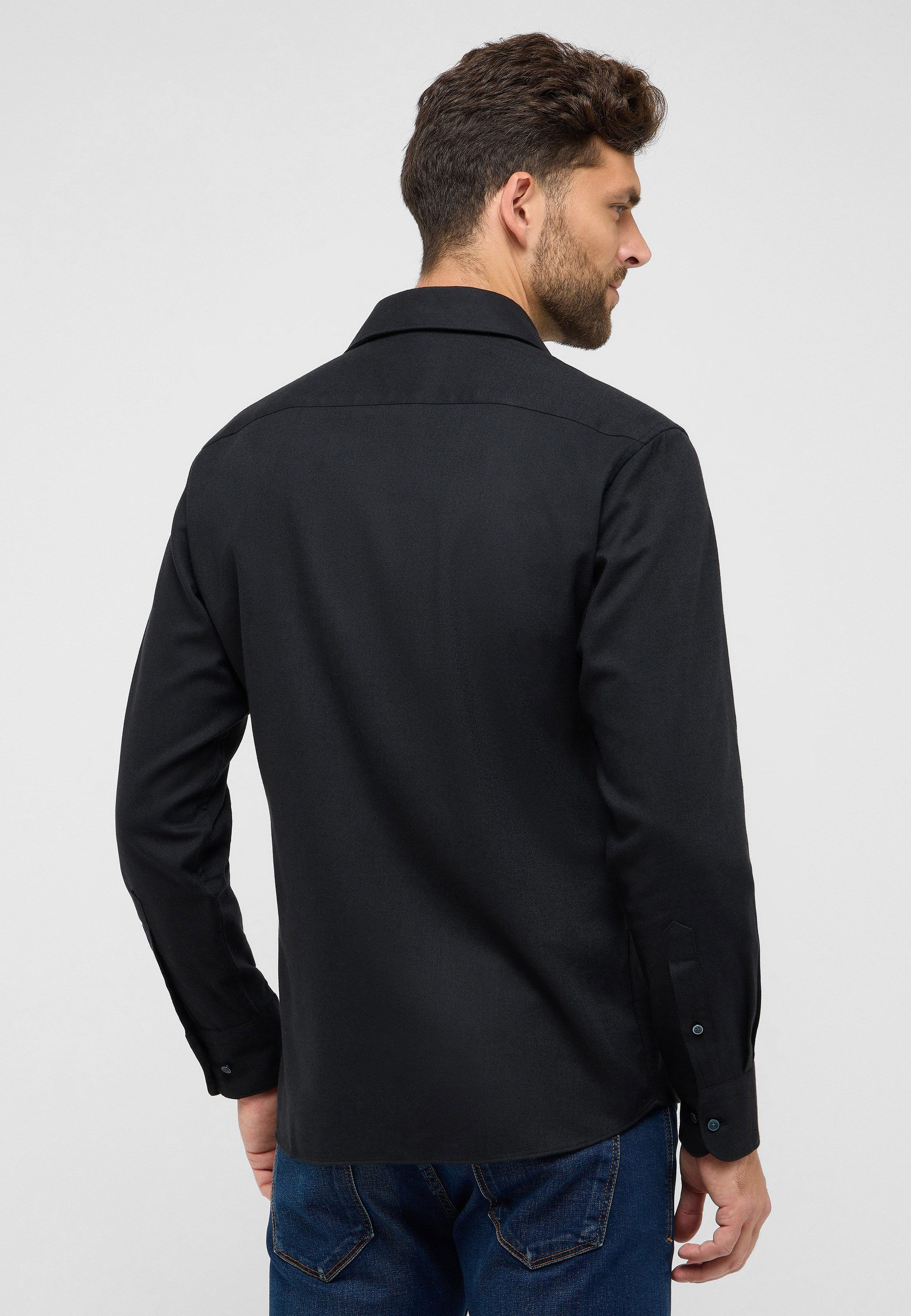 Eterna Overhemd met lange mouwen MODERN FIT EASY IRON (gemakkelijk te strijken)