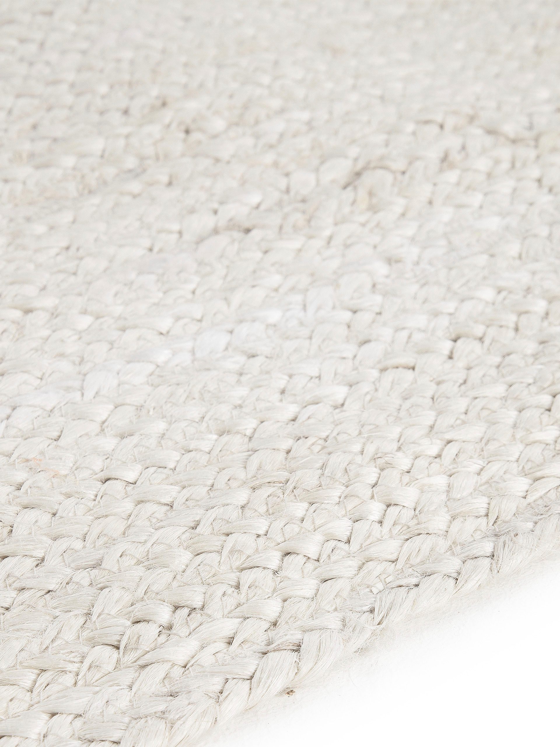 carpetfine Vloerkleed Nele jute-vloerkleed natuurmateriaal gevlochten tweezijdig te gebruiken kleed van 100% jute, in rond en ovaal, vele maten