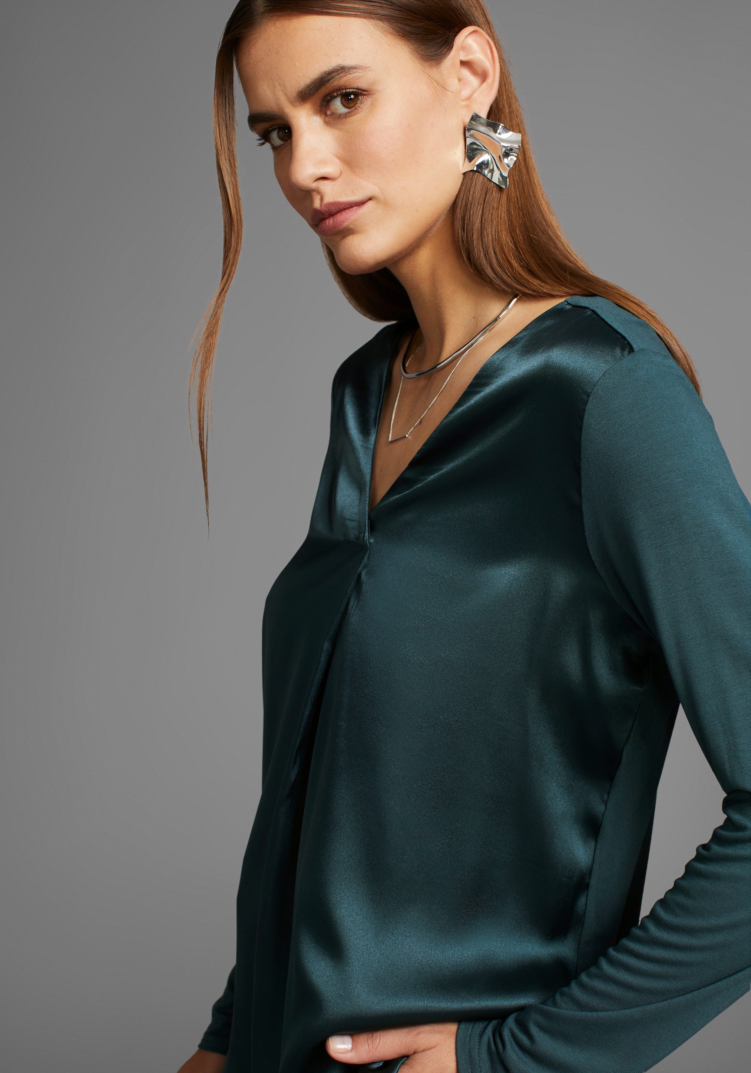 HECHTER PARIS Shirtblouse met v-hals